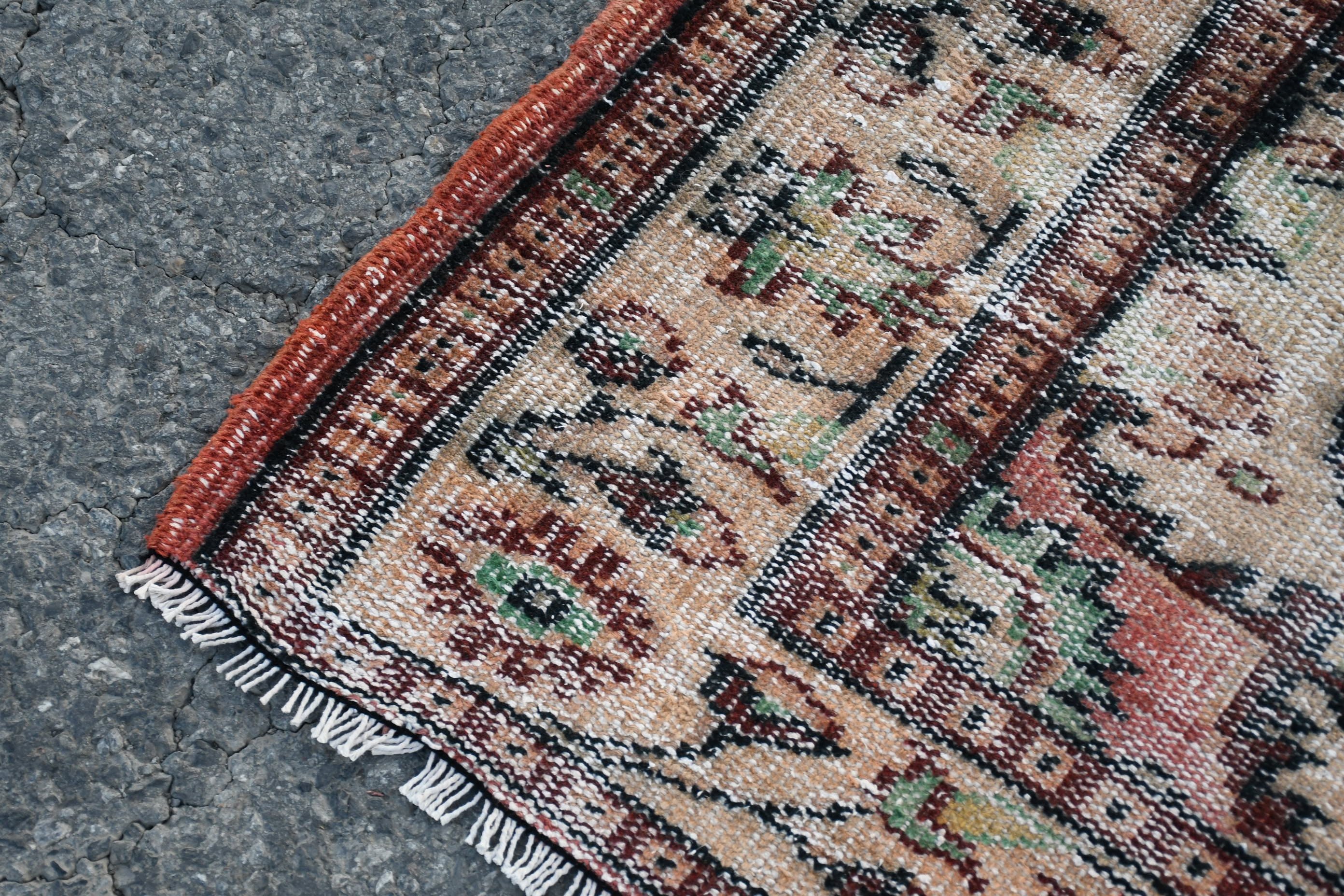 Living Room Rug, Home Decor Rug, Dining Room Rug, Vintage Rug, Moroccan Rugs, Orange  5.4x8.2 ft Large Rug, Turkish Rug
