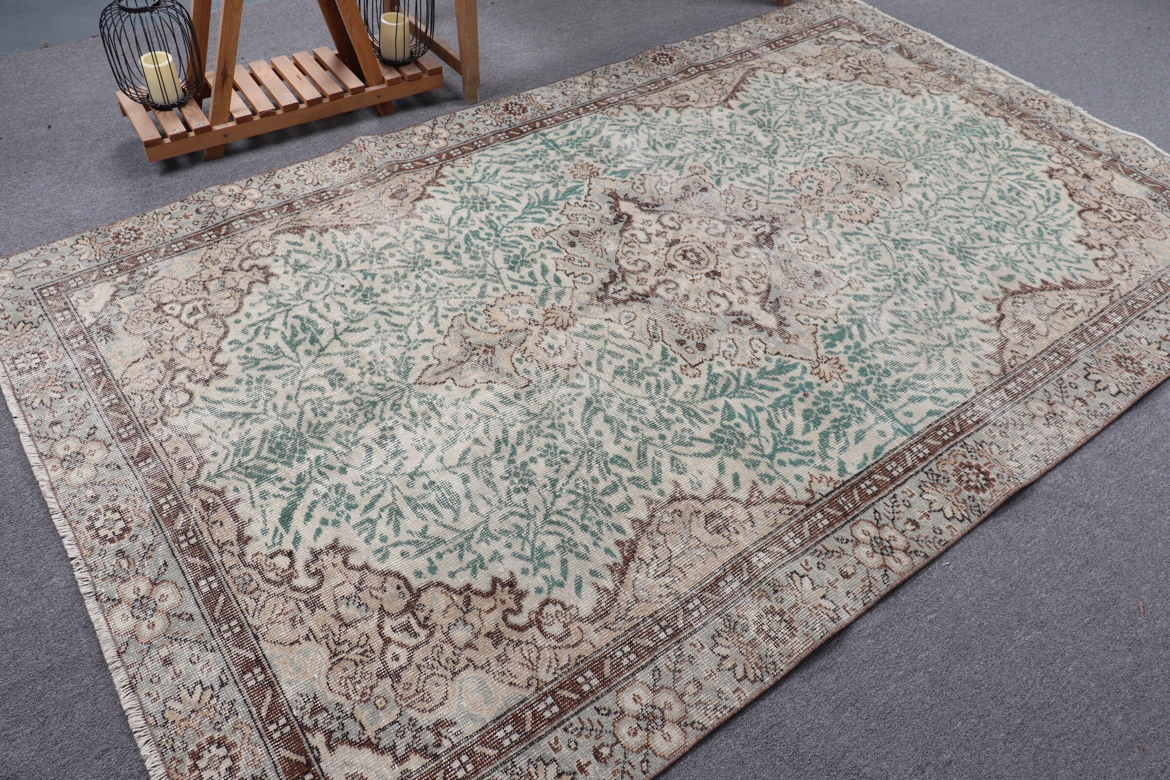 Living Room Rug, Beige Anatolian Rug, Antique Rug, Oriental Rug, 5.4x8.9 ft Large Rugs, Turkey Rug, Turkish Rugs, Vintage Rug, Bedroom Rug