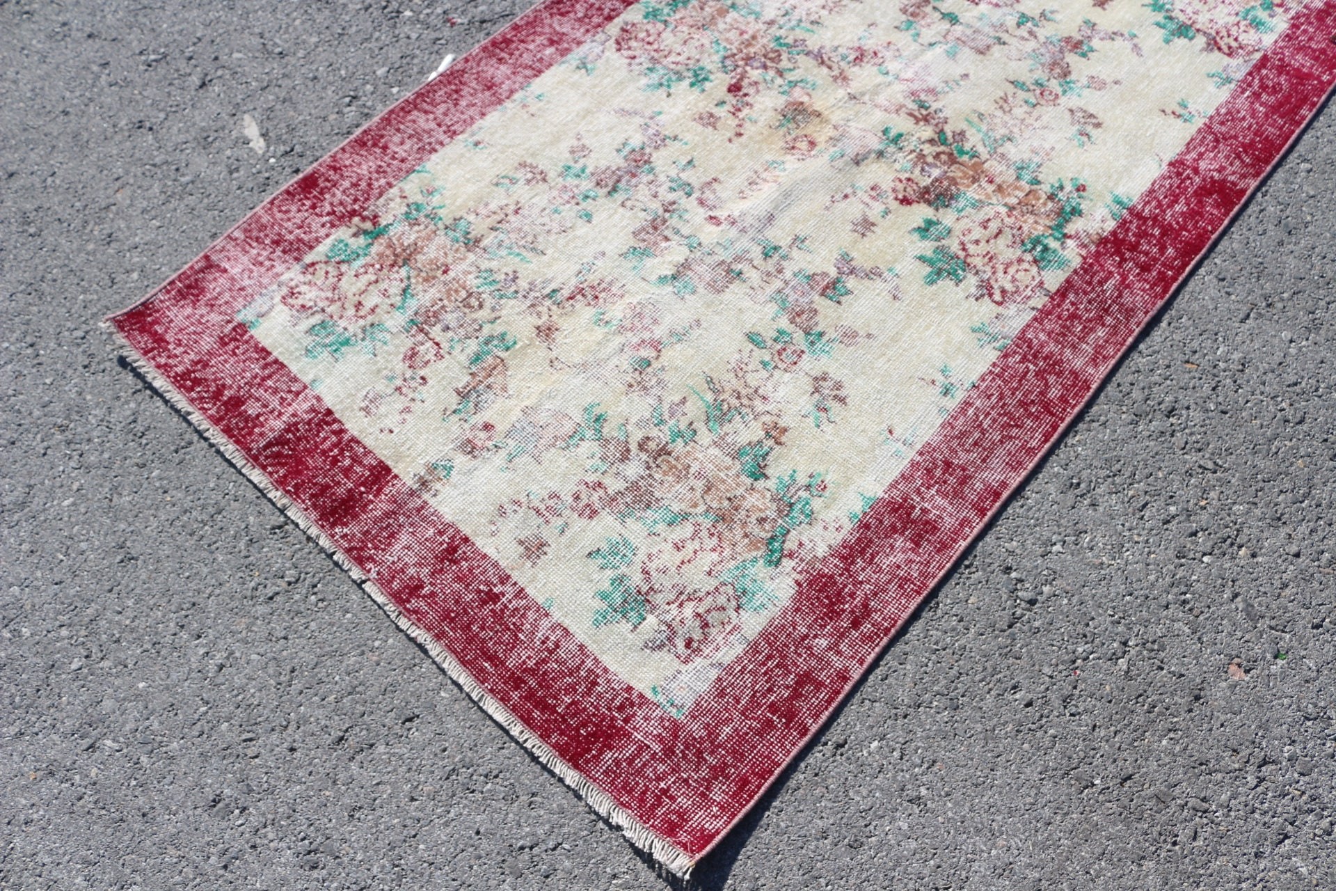 3.7x6.8 ft Area Rug, Antique Rugs, Rugs for Floor, Turkish Rug, Custom Rugs, Bedroom Rugs, Vintage Rug, Oriental Rugs, Beige Anatolian Rug