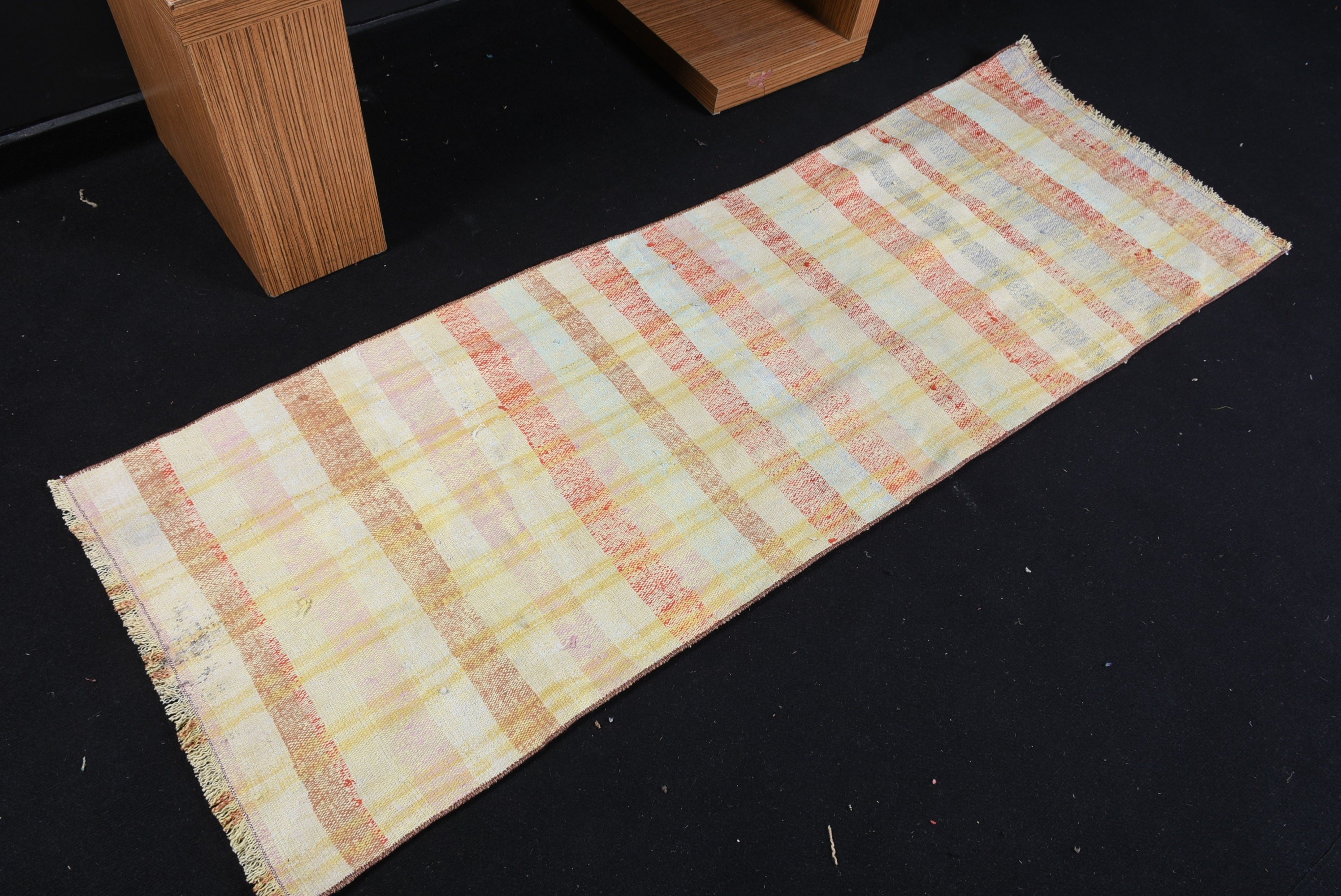 Koridor Halısı, Sarı Yün Halısı, Etnik Halısı, Mutfak Halıları, Soğuk Halılar, Türk Halısı, 2,2x6,3 ft Runner Halısı, Fas Halıları, Kilim, Vintage Halı