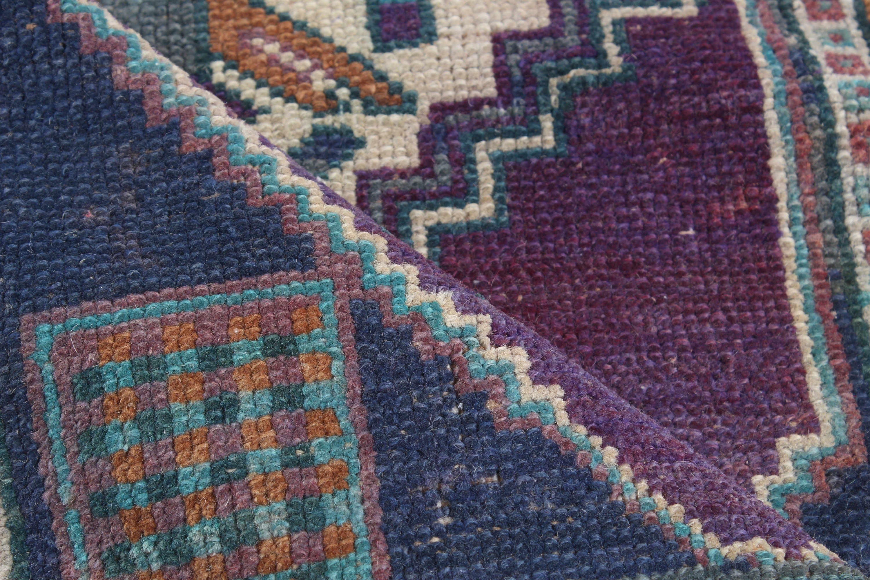 Door Mat Rugs, Bedroom Rugs, Small Boho Rug, Boho Rugs, Vintage Rug, 1.6x3.5 ft Small Rugs, Aesthetic Rug, Turkish Rugs, Purple Cool Rugs