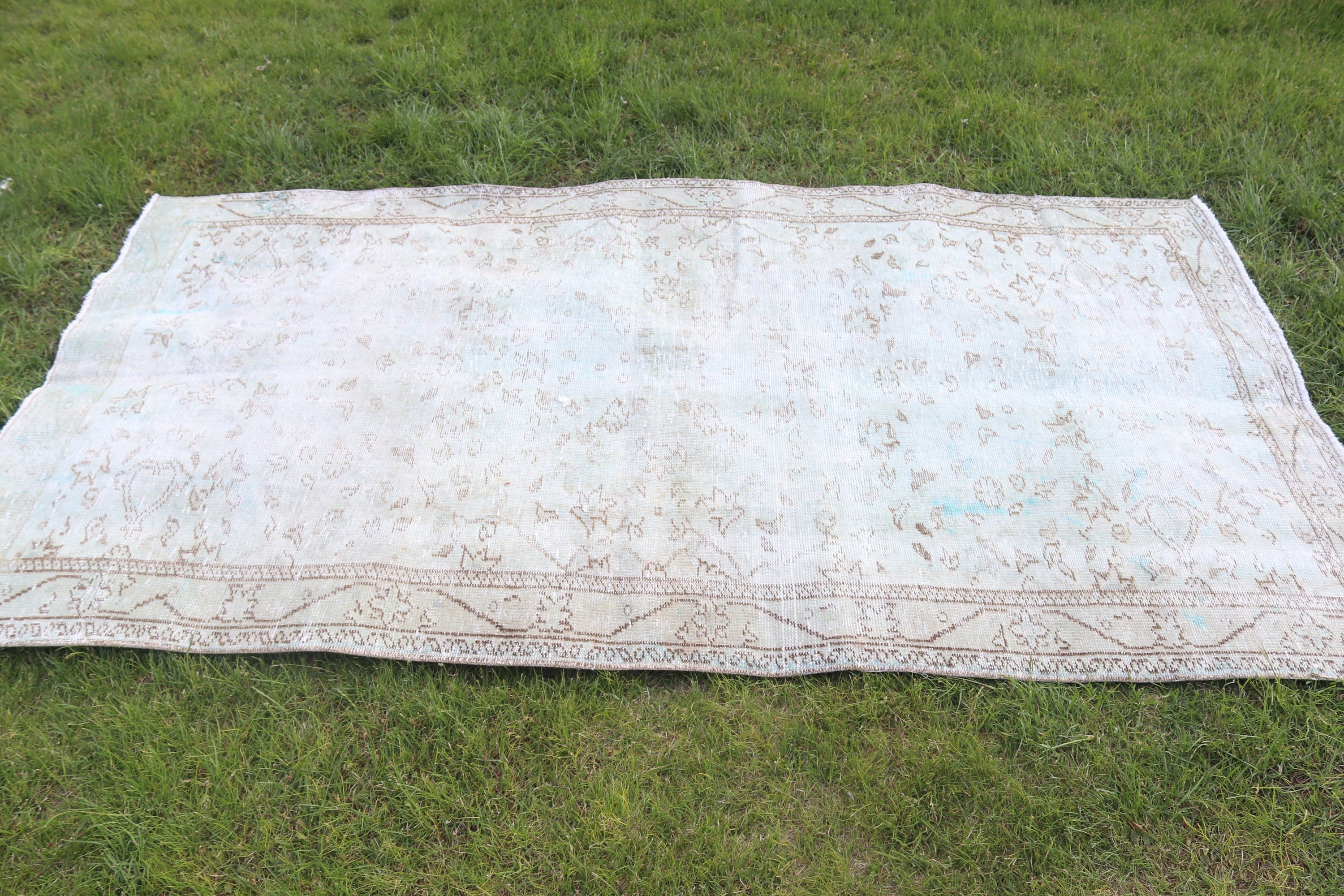 Yer Halıları, Vintage Halılar, 3,7x7 ft Alan Halısı, Türk Halısı, Aztek Halısı, Boho Bölgesi Halıları, Vintage Alan Halıları, Siyah Lüks Halı