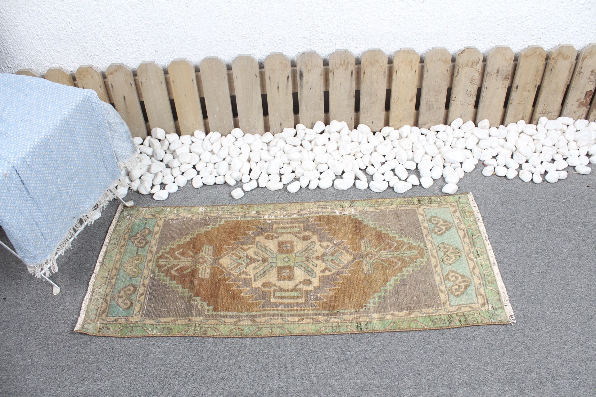 Duvara Asılı Halı, Soğuk Halı, Türk Halısı, Araba Paspas Halıları, Banyo Halıları, Vintage Halılar, Kahverengi 1.5x4 ft Küçük Halı