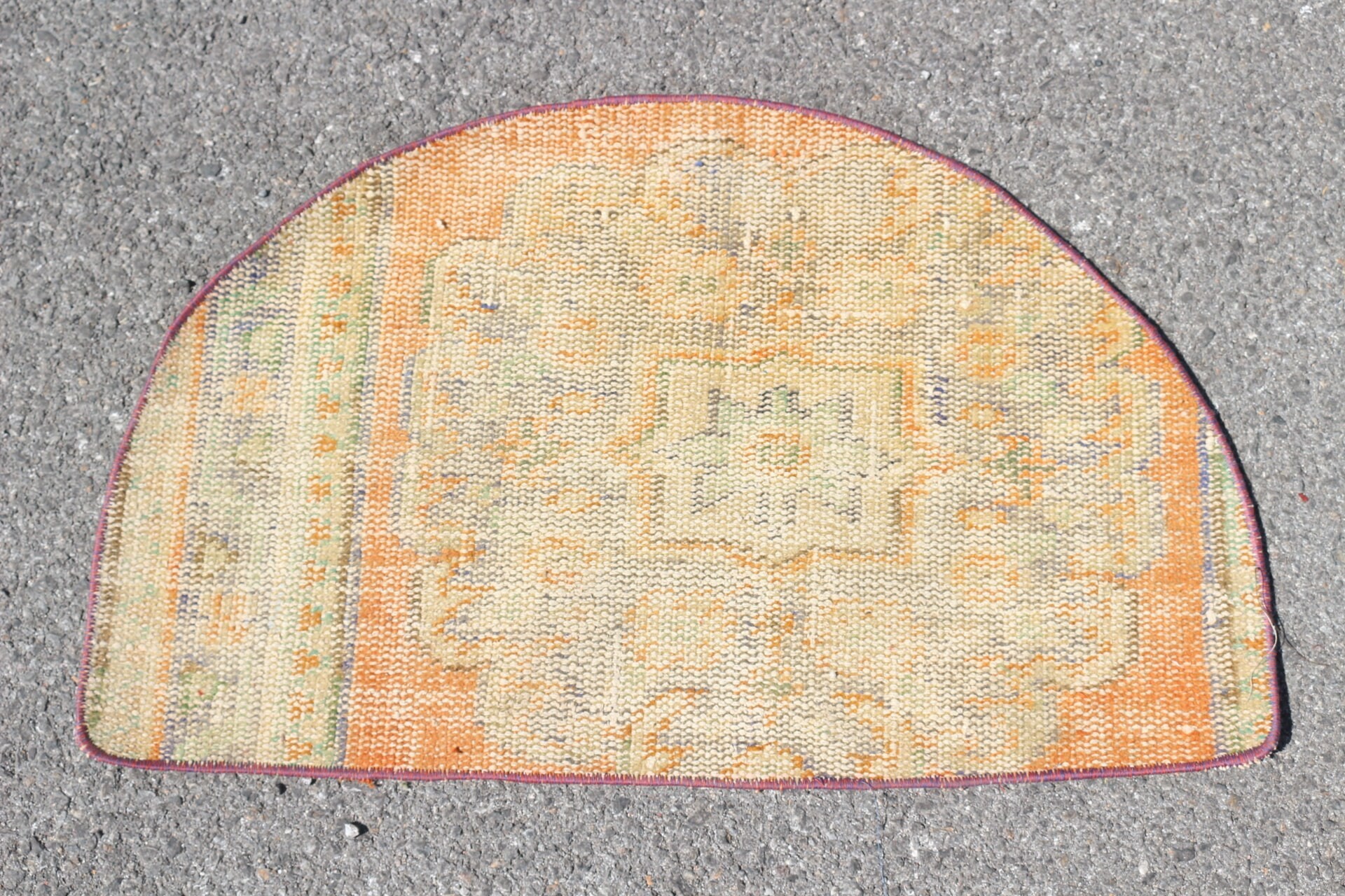 2.5x1.5 ft Small Rug, Turkish Rug, Bathroom Rug, Home Decor Rugs, Moroccan Rug, Entry Rug, Beige Antique Rug, Vintage Rugs, Rugs for Entry