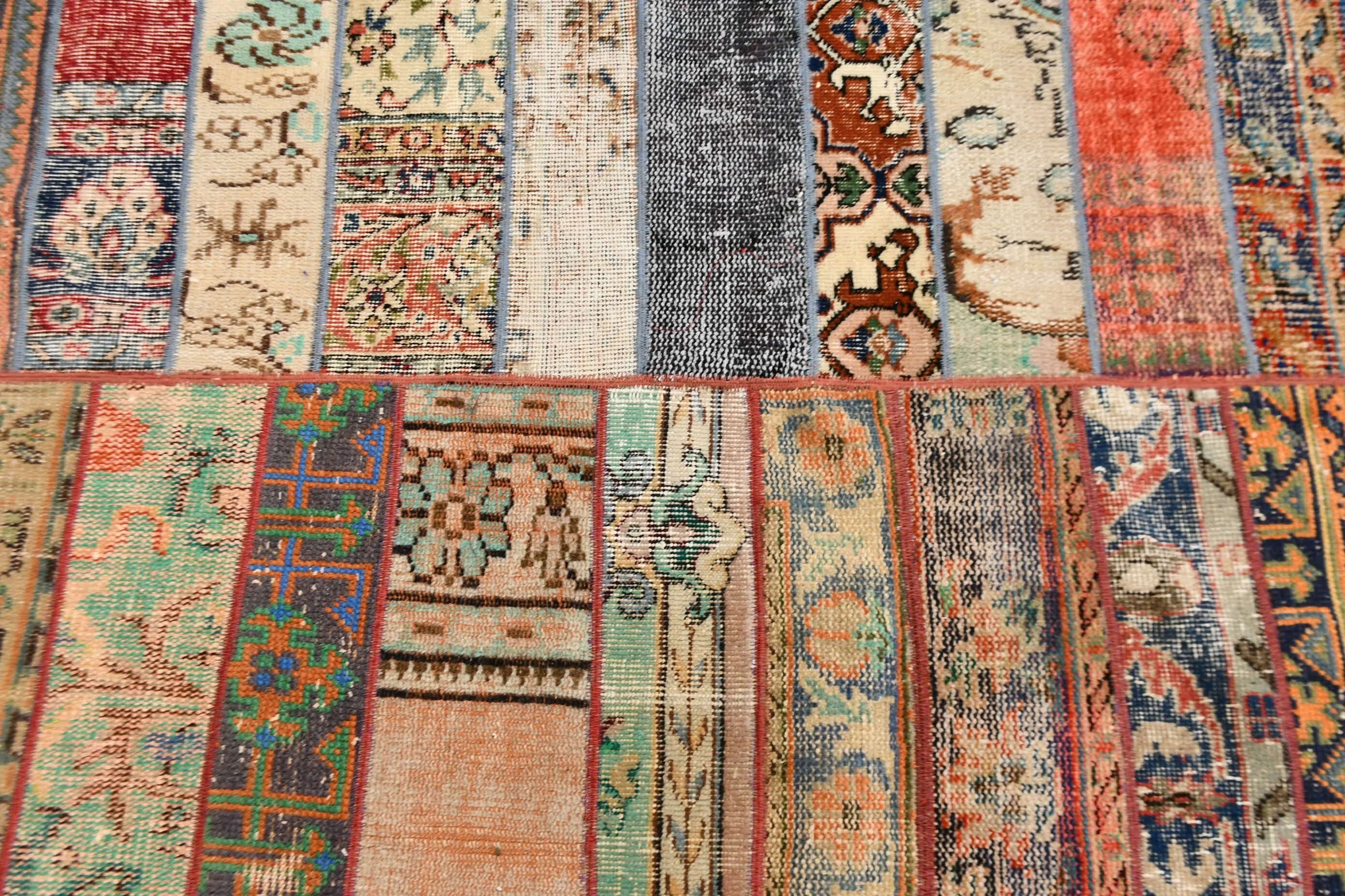 3.7x5.1 ft Accent Rug, Cool Rugs, Antique Rugs, Blue Moroccan Rug, Rugs for Kitchen, Bedroom Rug, Turkish Rugs, Vintage Rug, Kitchen Rug