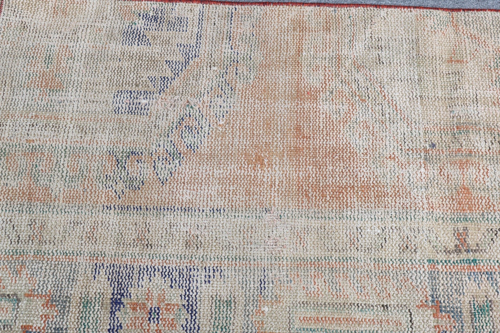 Statement Rugs, Tribal Rugs, Bedroom Rugs, Vintage Rugs, Kitchen Rug, 2x4.1 ft Small Rug, Turkish Rugs, Orange Antique Rug, Modern Rugs