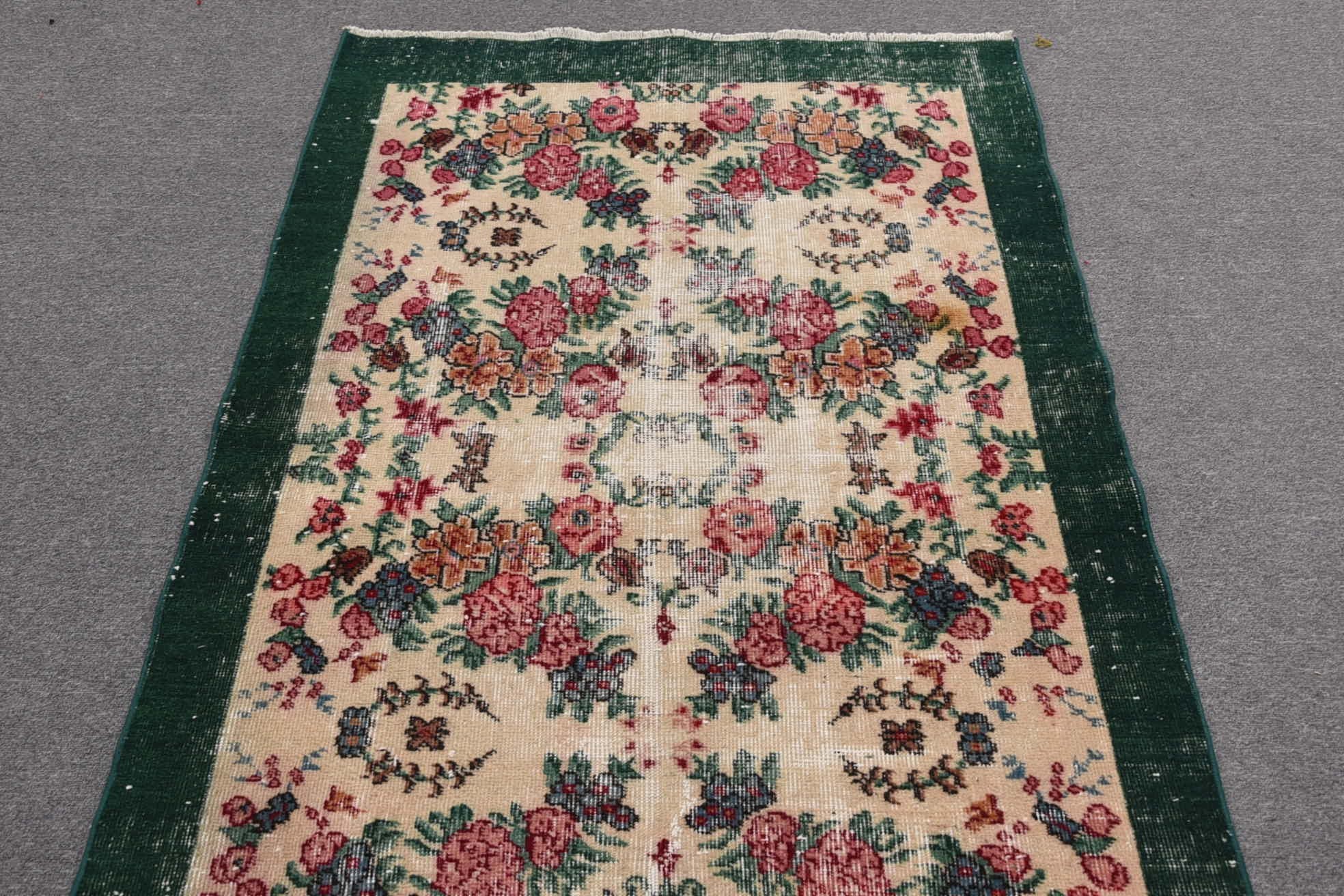 Vintage Halı, Yemek Odası Halıları, Dış Mekan Halısı, Anadolu Halısı, Vintage Dekor Halıları, Yer Halısı, Mutfak Halısı, Türk Halısı, 3,8x6,6 ft Alan Halısı