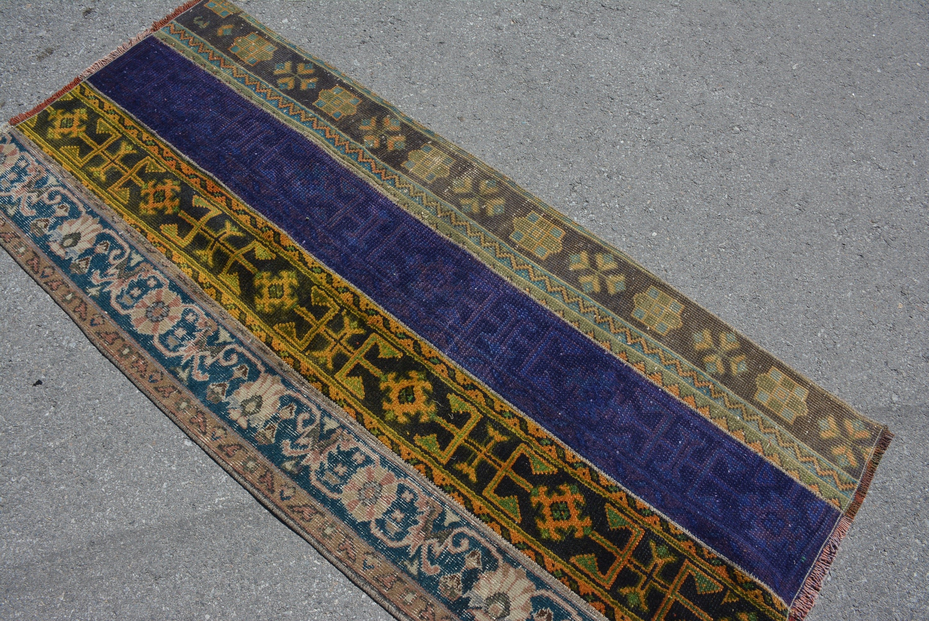 Kitchen Rugs, Bedroom Rugs, Vintage Rug, 2.7x6.1 ft Accent Rug, Oushak Rugs, Turkish Rugs, Custom Rug, Rugs for Bedroom, Nursery Rugs