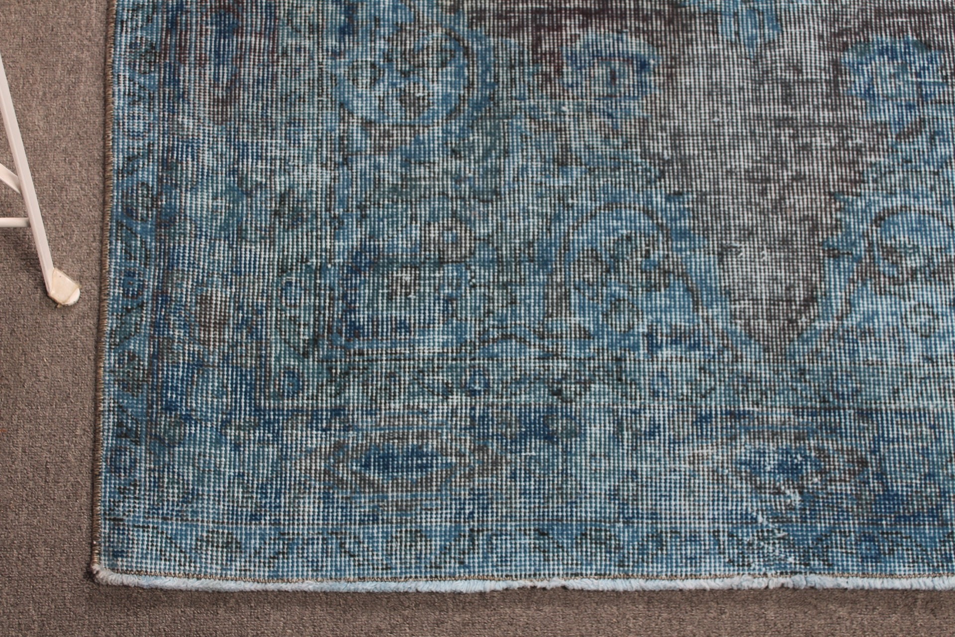 Blue Kitchen Rugs, Vintage Rugs, Bedroom Rugs, Living Room Rug, 3.6x6.7 ft Area Rug, Rugs for Area, Turkish Rugs, Floor Rug, Wool Rug