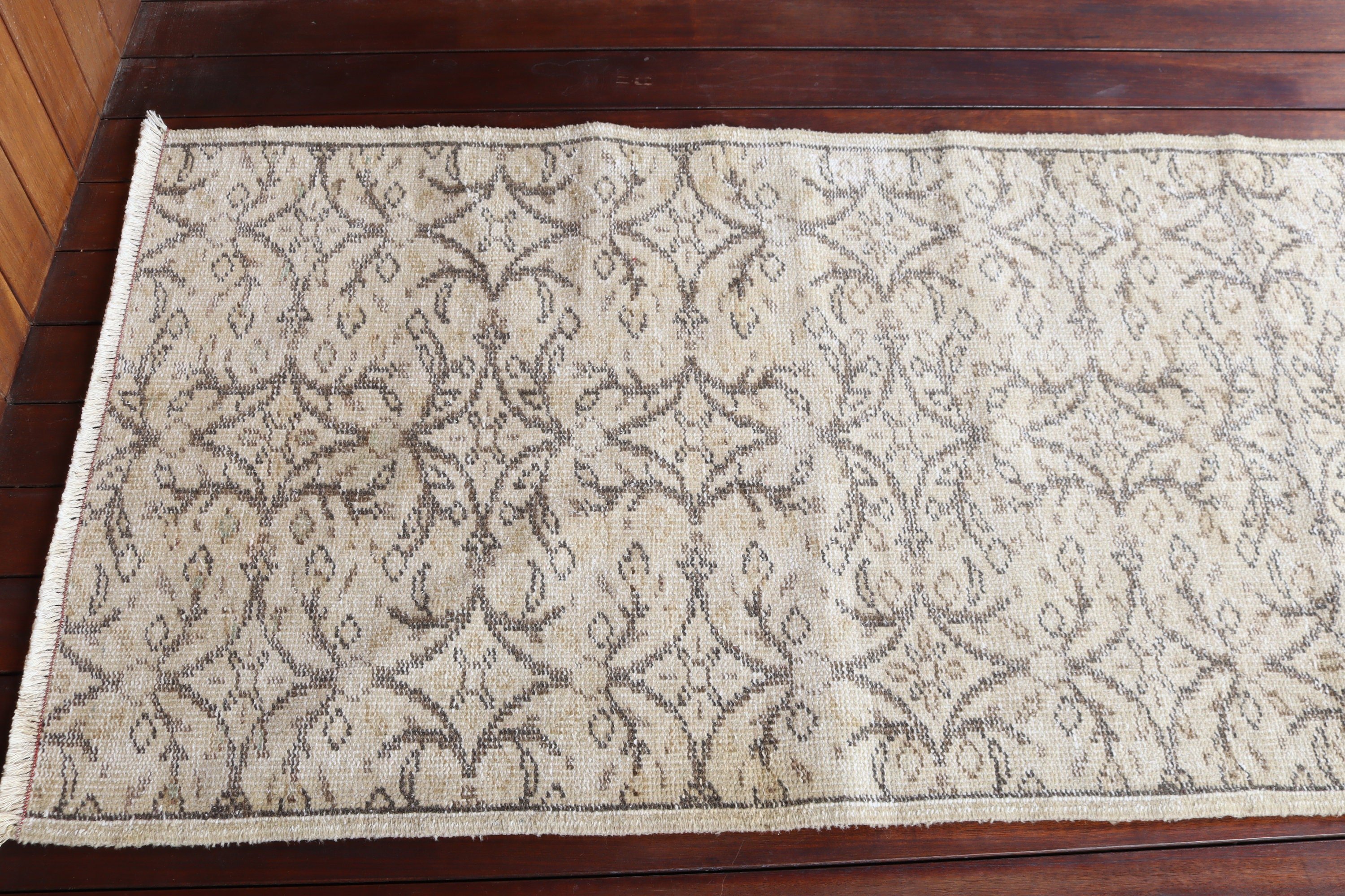 Türk Halıları, Beni Ourain Yolluk Halıları, Vintage Halılar, Antika Halılar, Geometrik Halılar, 2.5x9.8 ft Koşucu Halısı, Bej Modern Halılar, Mutfak Halısı