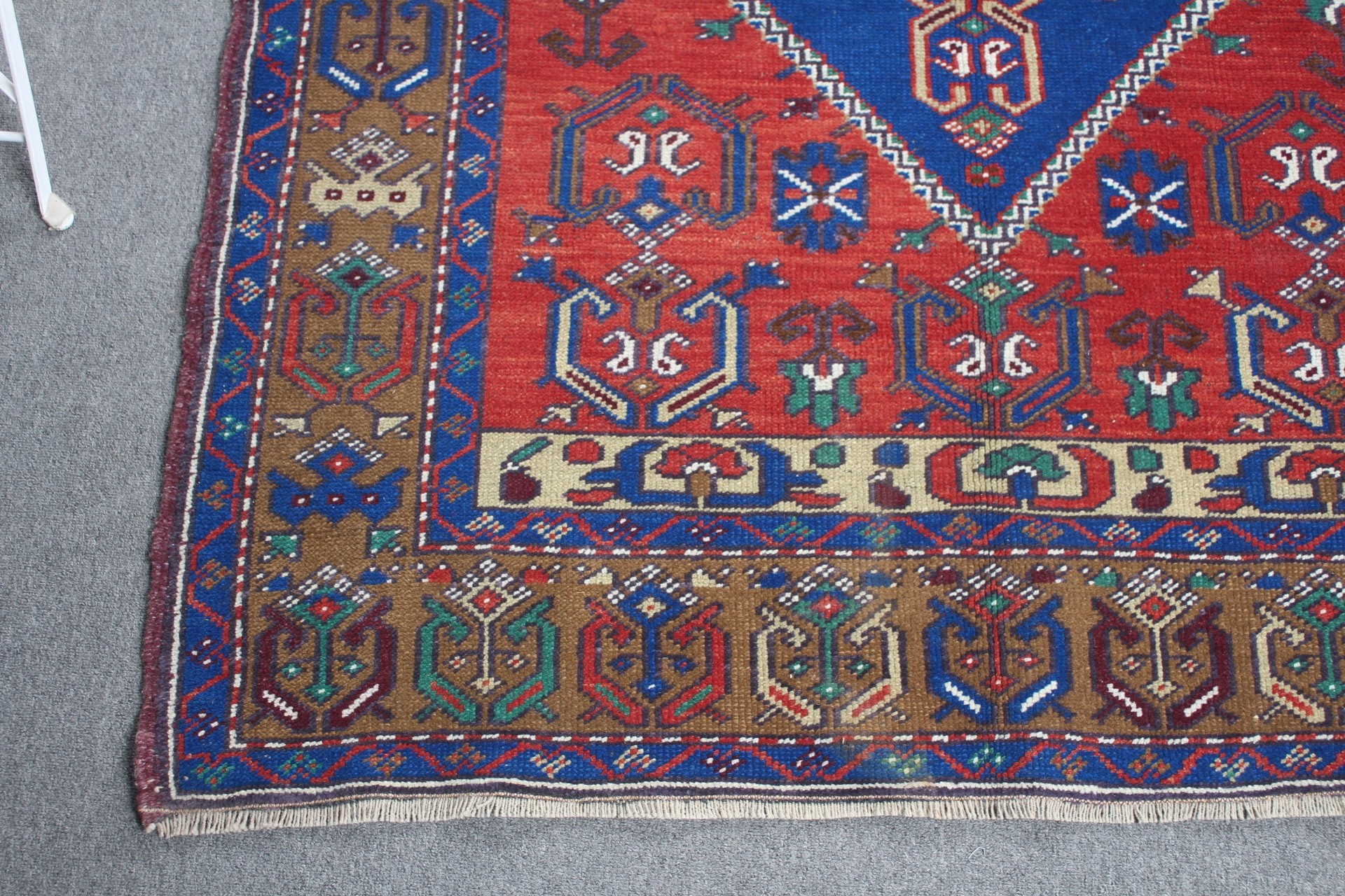 Kırmızı Anadolu Halısı, Sanat Halısı, Vintage Halı, 4.2x7.8 ft Alan Halısı, Yatak Odası Halısı, Türk Halısı, Mutfak Halıları, Ofis Halıları, Yer Halısı, Alan Halıları