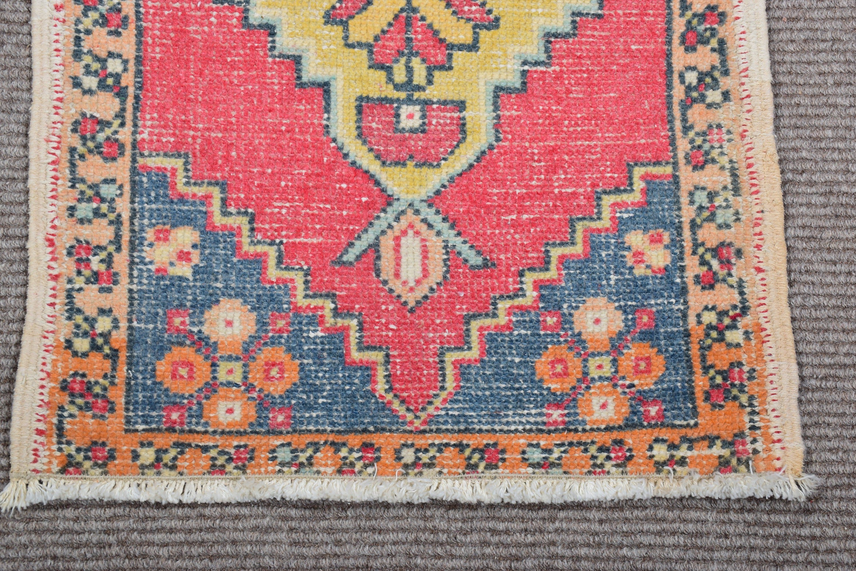 Ethnic Rugs, Small Vintage Rugs, Vintage Rugs, Yellow Oriental Rug, Flatweave Rug, Turkish Rugs, Statement Rugs, 1.6x3.1 ft Small Rugs