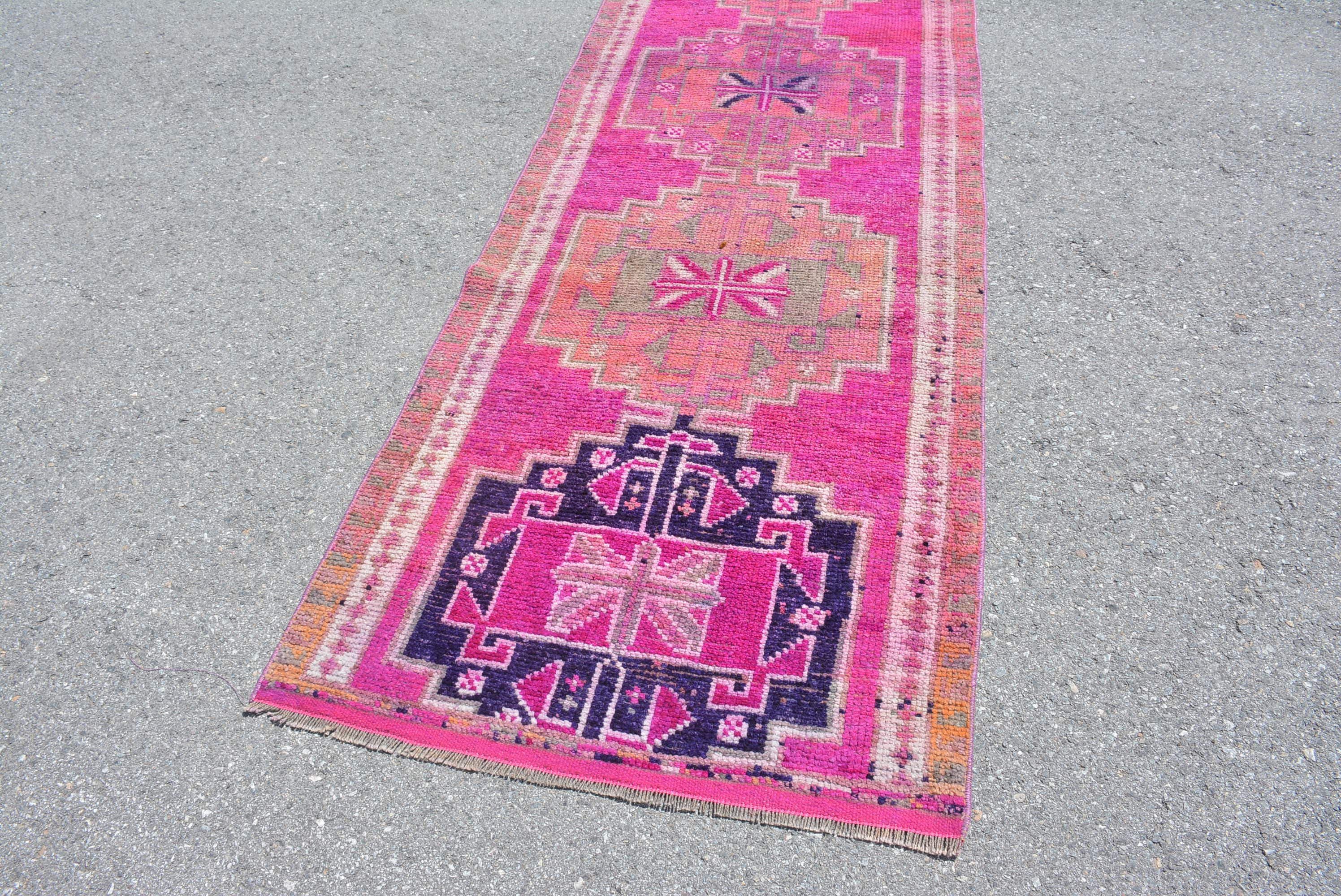 3.1x11.4 ft Runner Halı, Runner Halıları, Türk Halısı, Vintage Halı, Mutfak Halısı, Antika Halı, Anadolu Halıları, Türk Yolluk Halıları