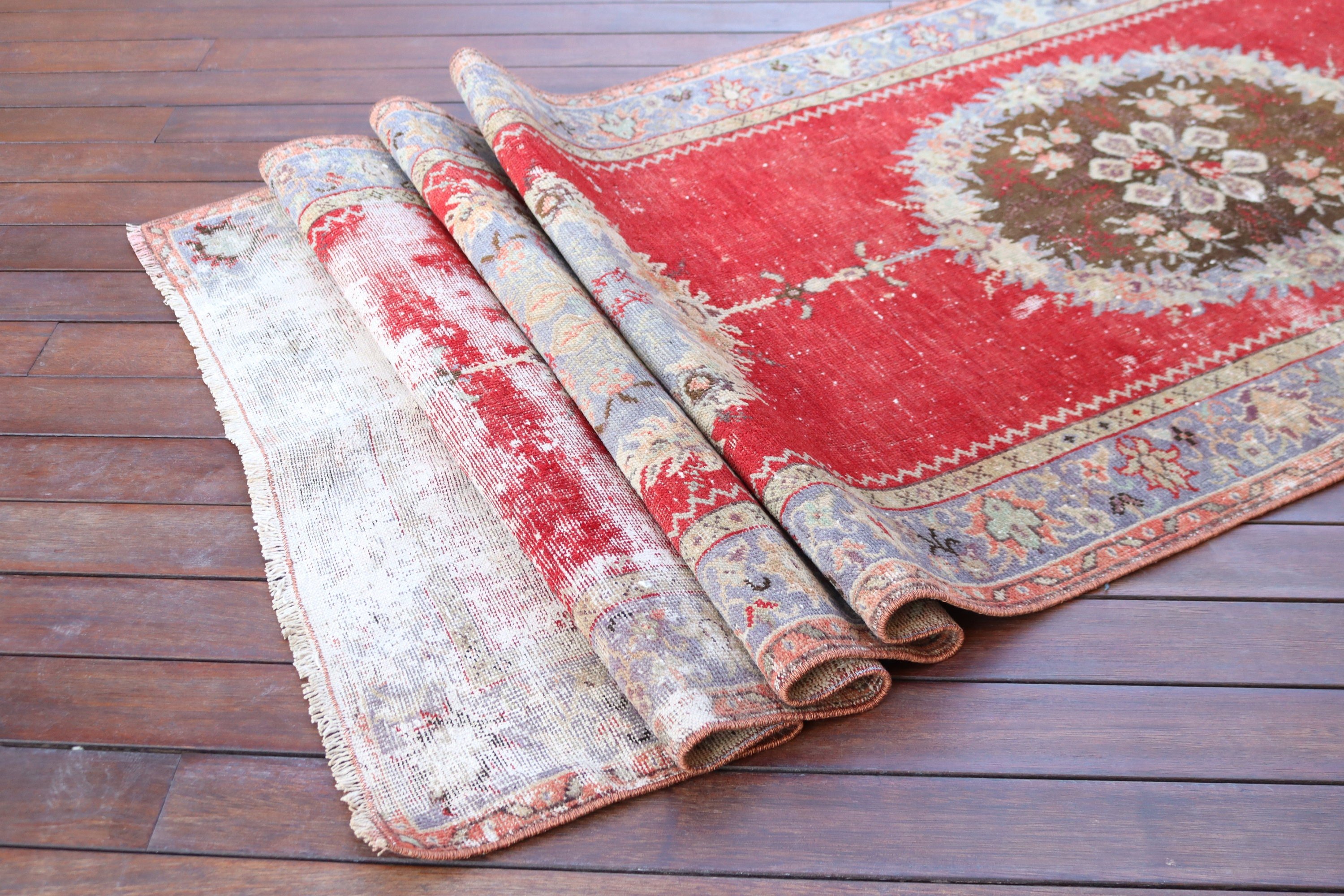 Koridor Halıları, Koridor Halısı, 3,3x12 ft Runner Halısı, Vintage Halılar, Ev Dekorasyonu Halıları, Kırmızı Soğuk Halı, Boho Halıları, Kabile Halısı, Türk Halıları