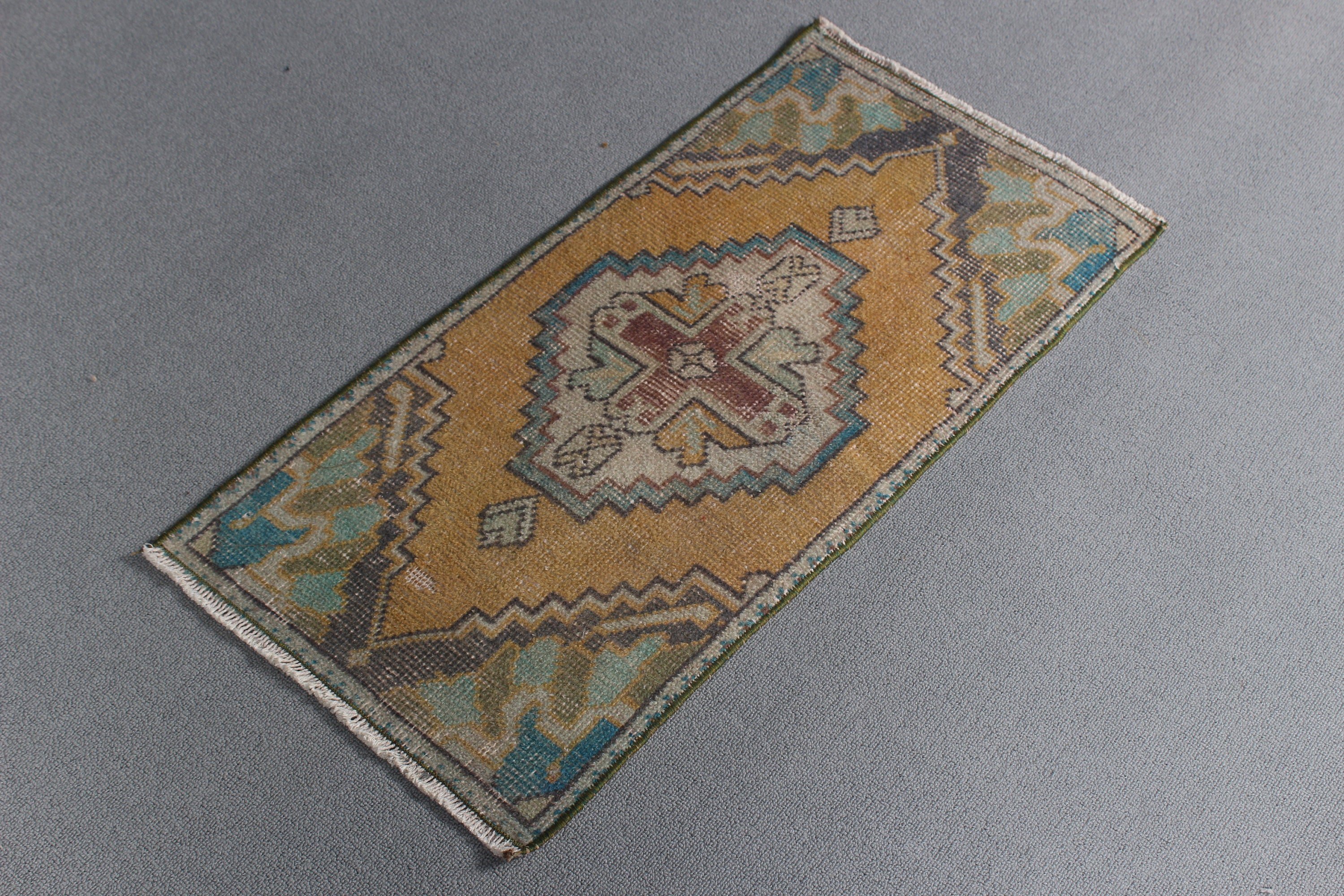 Flatweave Rug, Turkish Rug, Bath Rugs, Luxury Rugs, Oriental Rug, Vintage Rugs, Car Mat Rugs, Bronze Statement Rugs, 1.3x2.8 ft Small Rug