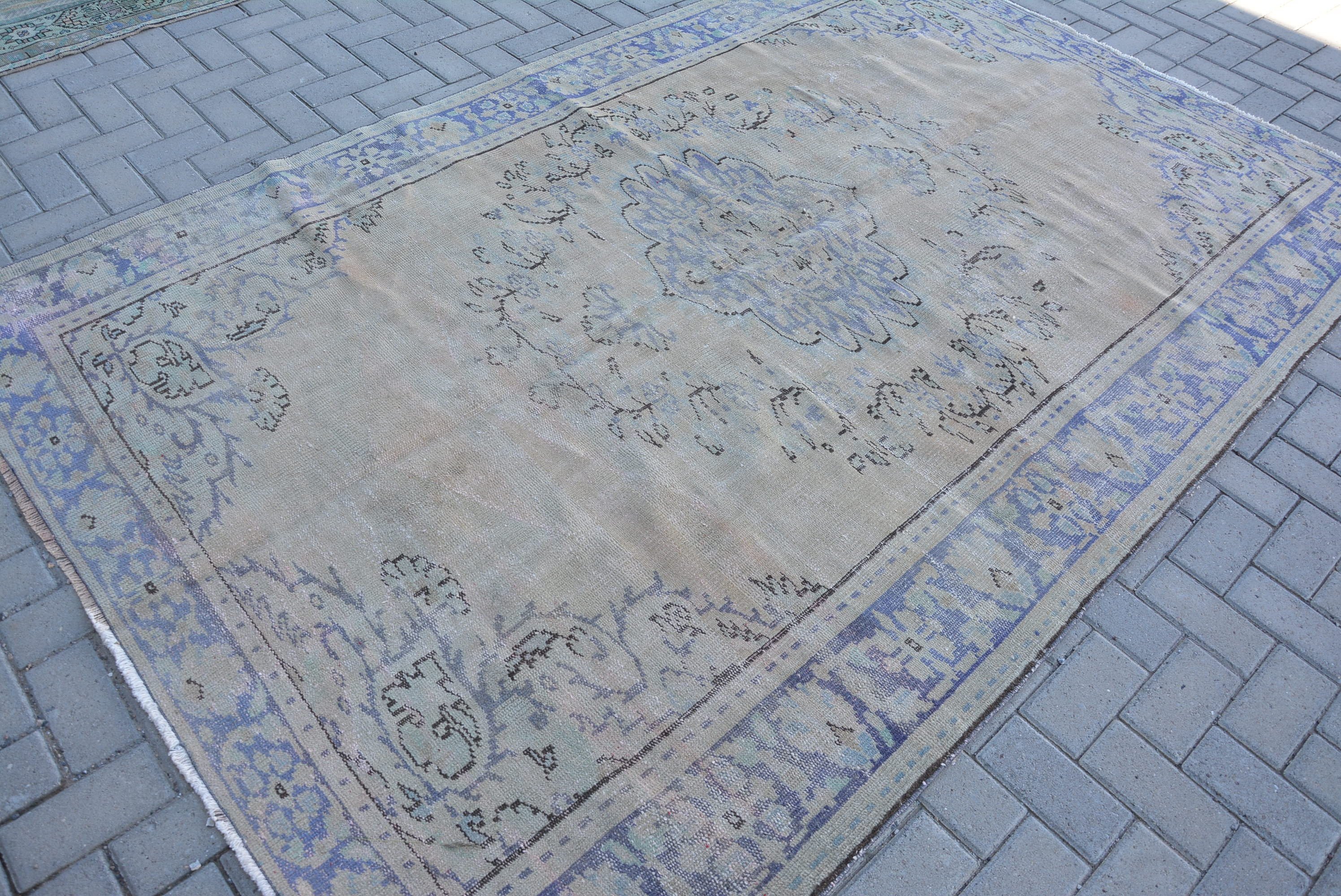 Living Room Rug, Rugs for Salon, Ethnic Rug, Cool Rug, Dining Room Rug, Bedroom Rug, 5.7x8.9 ft Large Rug, Vintage Rug, Turkish Rugs