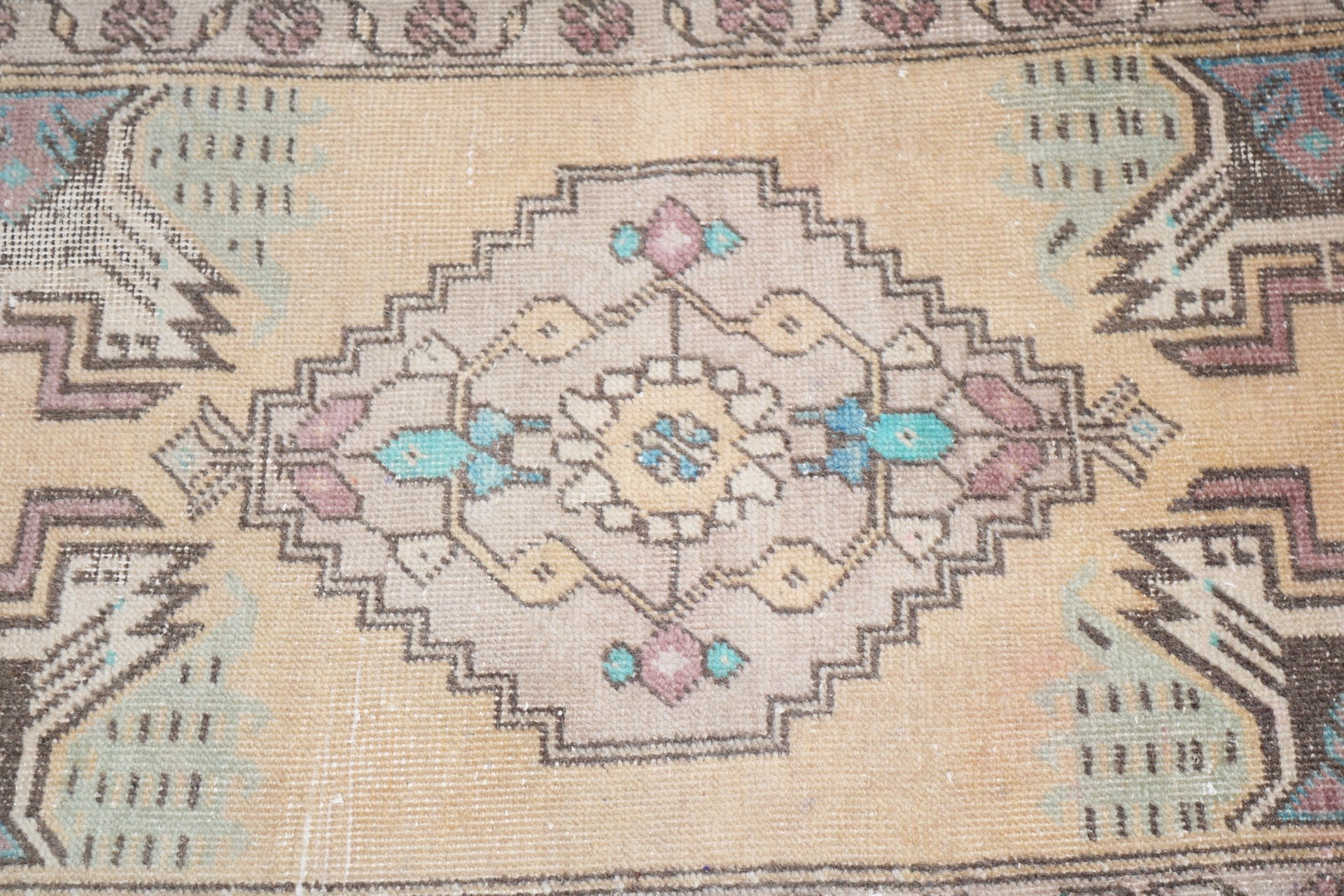 Türk Halıları, Bildiri Halısı, Vintage Halılar, Giriş Halıları, 1,8x3,5 ft Küçük Halı, Mutfak Halısı, Boho Halıları, Kahverengi Düz Dokuma Halılar, Duvara Asılı Halı