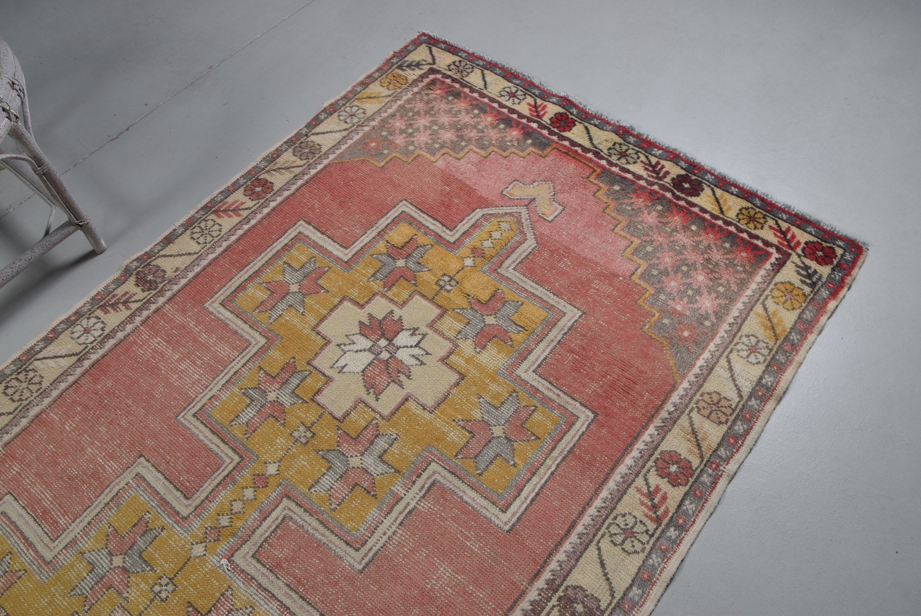 Rugs for Floor, Floor Rug, Kitchen Rug, Vintage Rugs, Red  4.5x8.6 ft Area Rugs, Moroccan Rug, Turkish Rugs, Dining Room Rugs