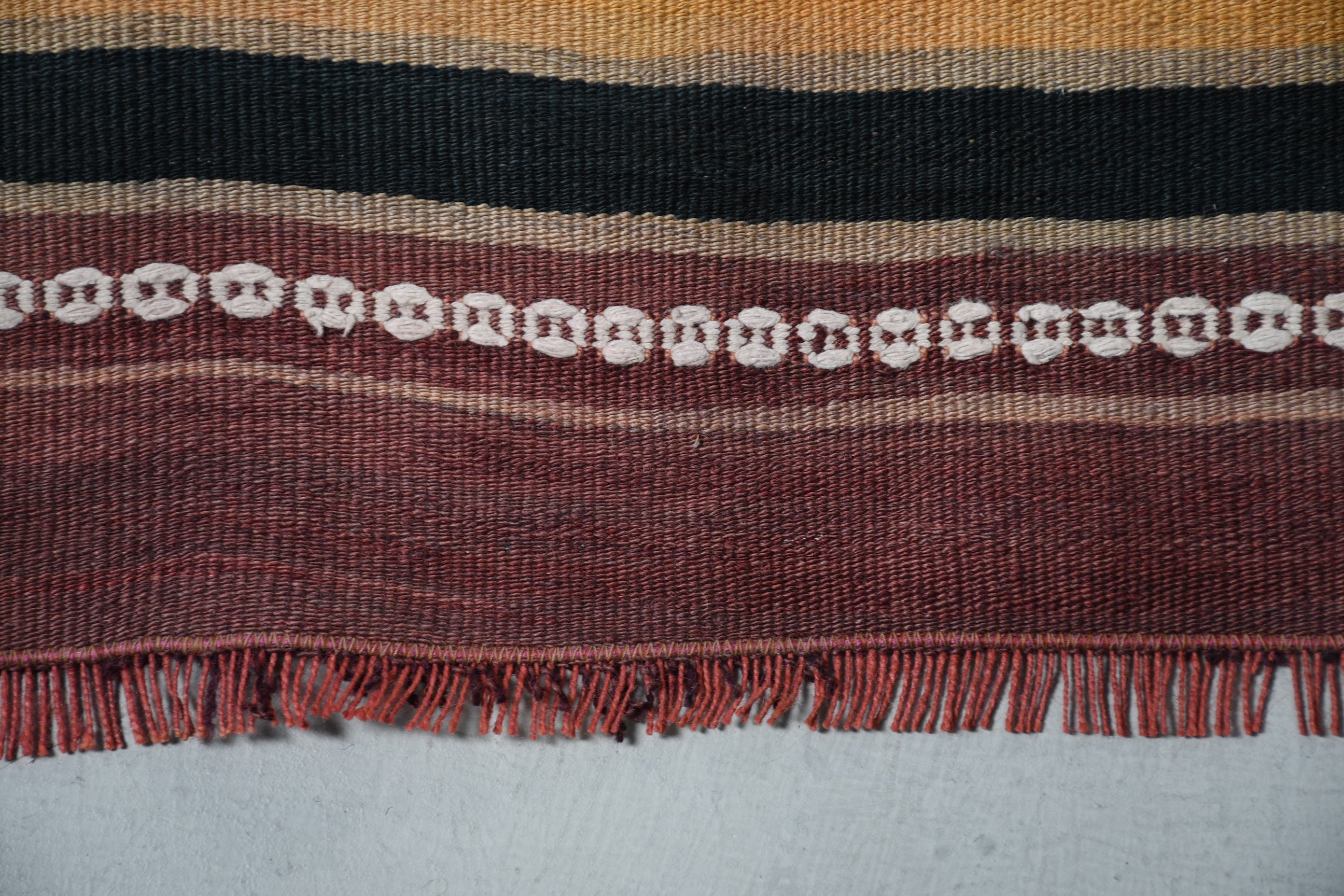 Turuncu Yer Halısı, Yün Halılar, Türk Halısı, 4.7x13 ft Runner Halısı, Vintage Halı, Mutfak Halıları, Oryantal Halı, Sessiz Halılar, Kilim, Merdiven Halısı