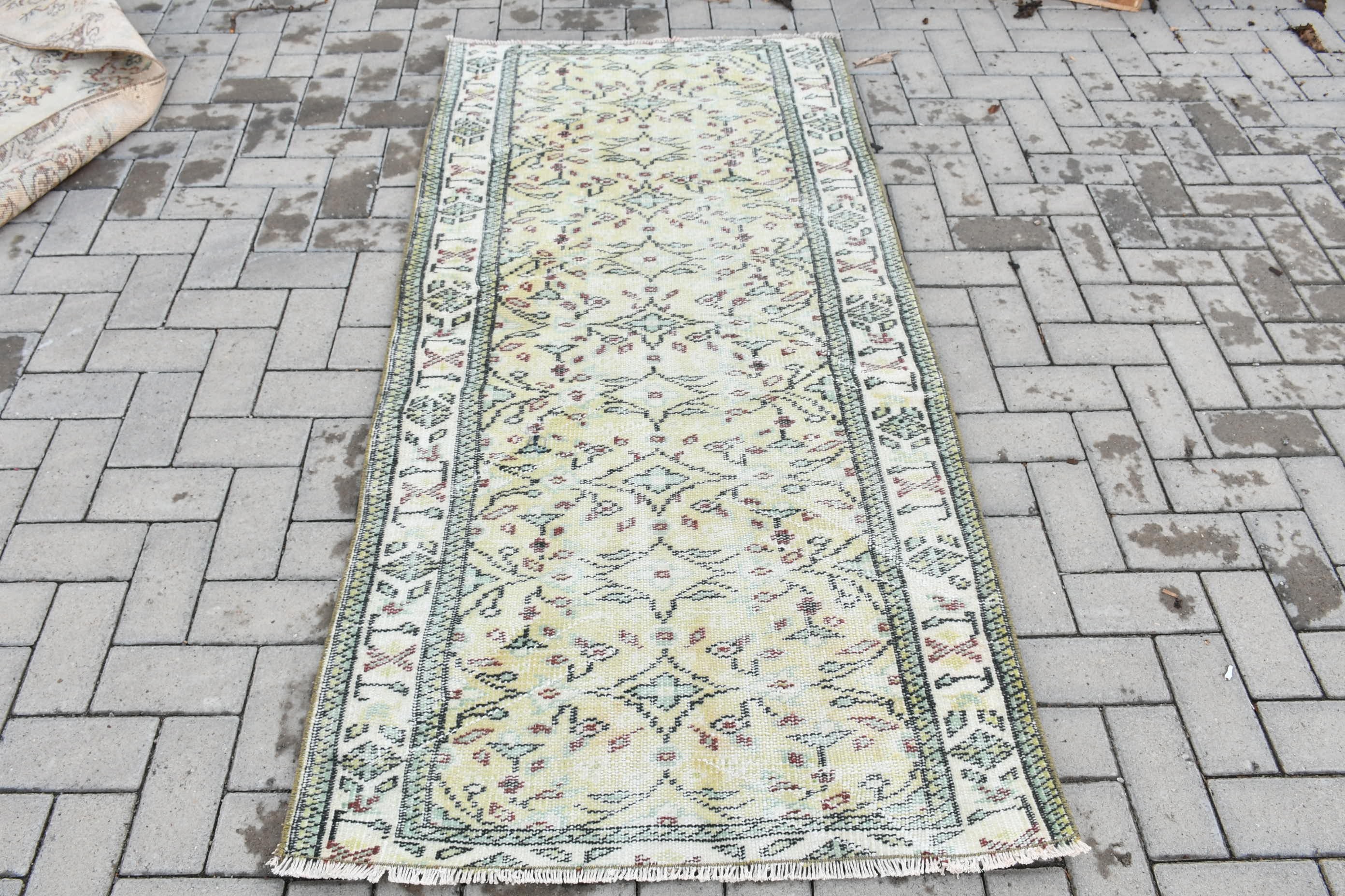 Cool Rugs, Beige Wool Rugs, Rugs for Kitchen, Entry Rug, Kitchen Rug, Nursery Rugs, 3.1x6.1 ft Accent Rug, Vintage Rug, Turkish Rug