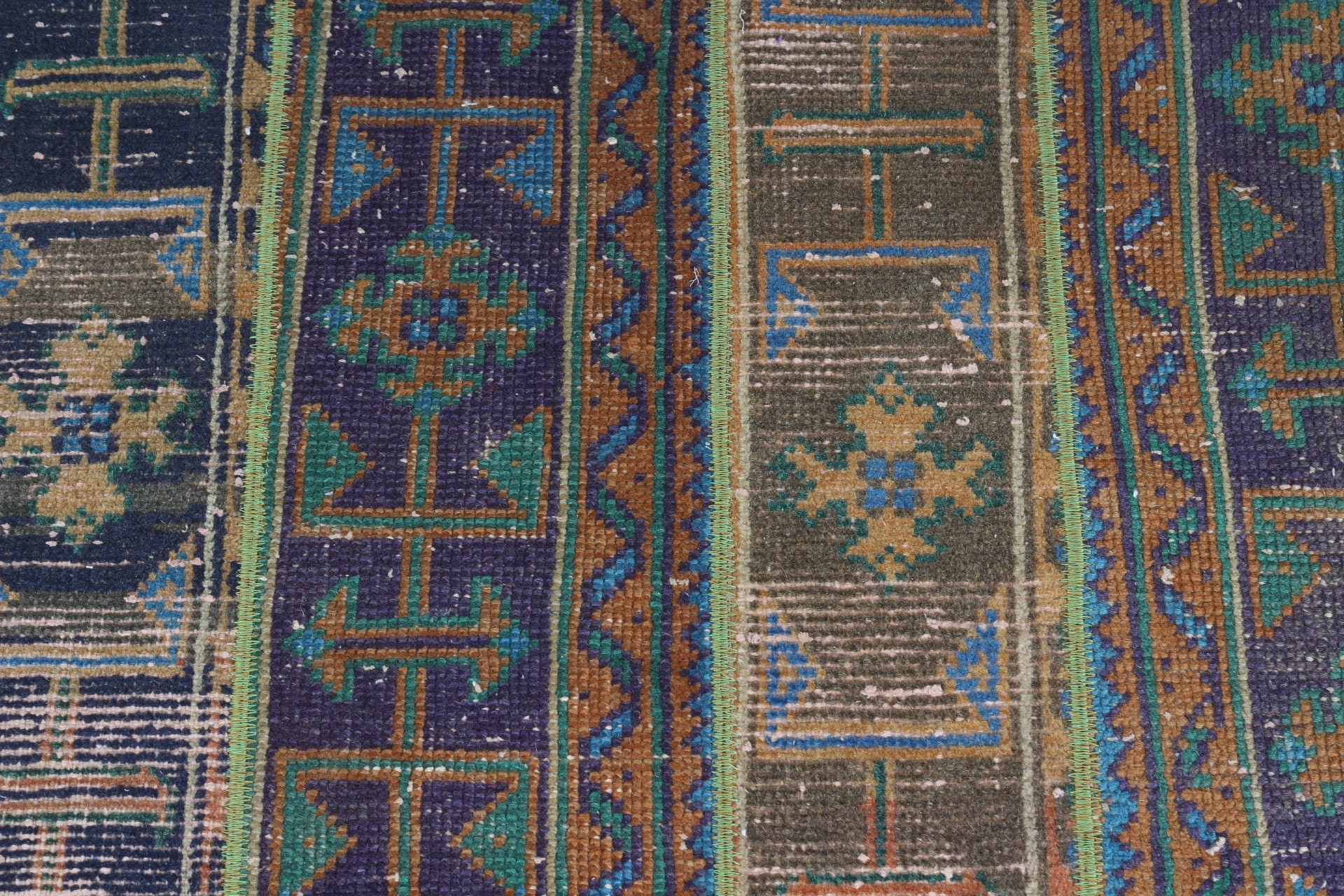 Anatolian Rug, Blue Anatolian Rug, Entry Rugs, Aesthetic Rug, Turkish Rug, Vintage Rug, 2.6x4.1 ft Small Rugs, Oushak Rug, Bedroom Rug