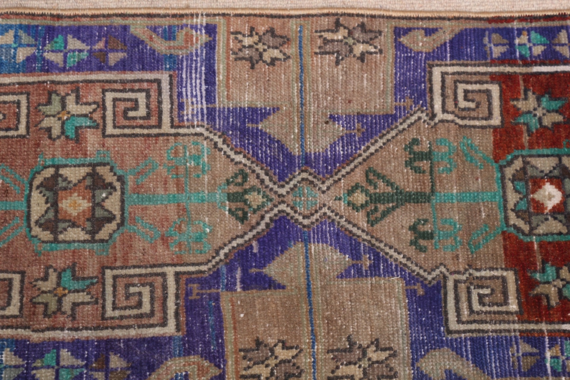 Giriş Halı, Mor Fas Halı, Ev Halı, 43x100 cm Küçük Halı, Yatak odası Halı, Banyo Halı, Antik Halı, Giriş Halı, Banyo Halı, Türk Halı