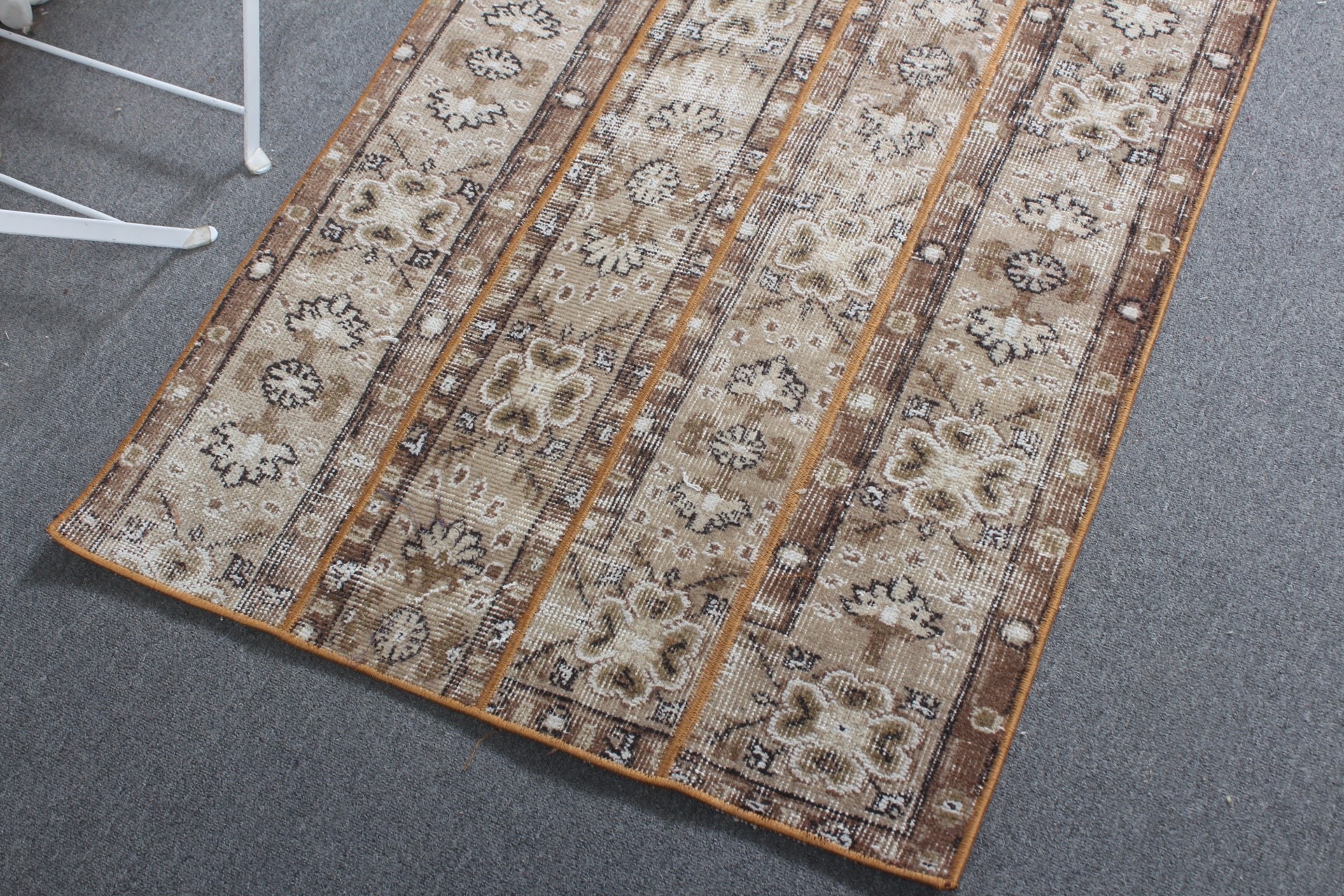 Beige Floor Rug, Bedroom Rug, Car Mat Rugs, Tribal Rug, Vintage Rug, Rugs for Entry, 2.7x4.2 ft Small Rugs, Turkish Rugs