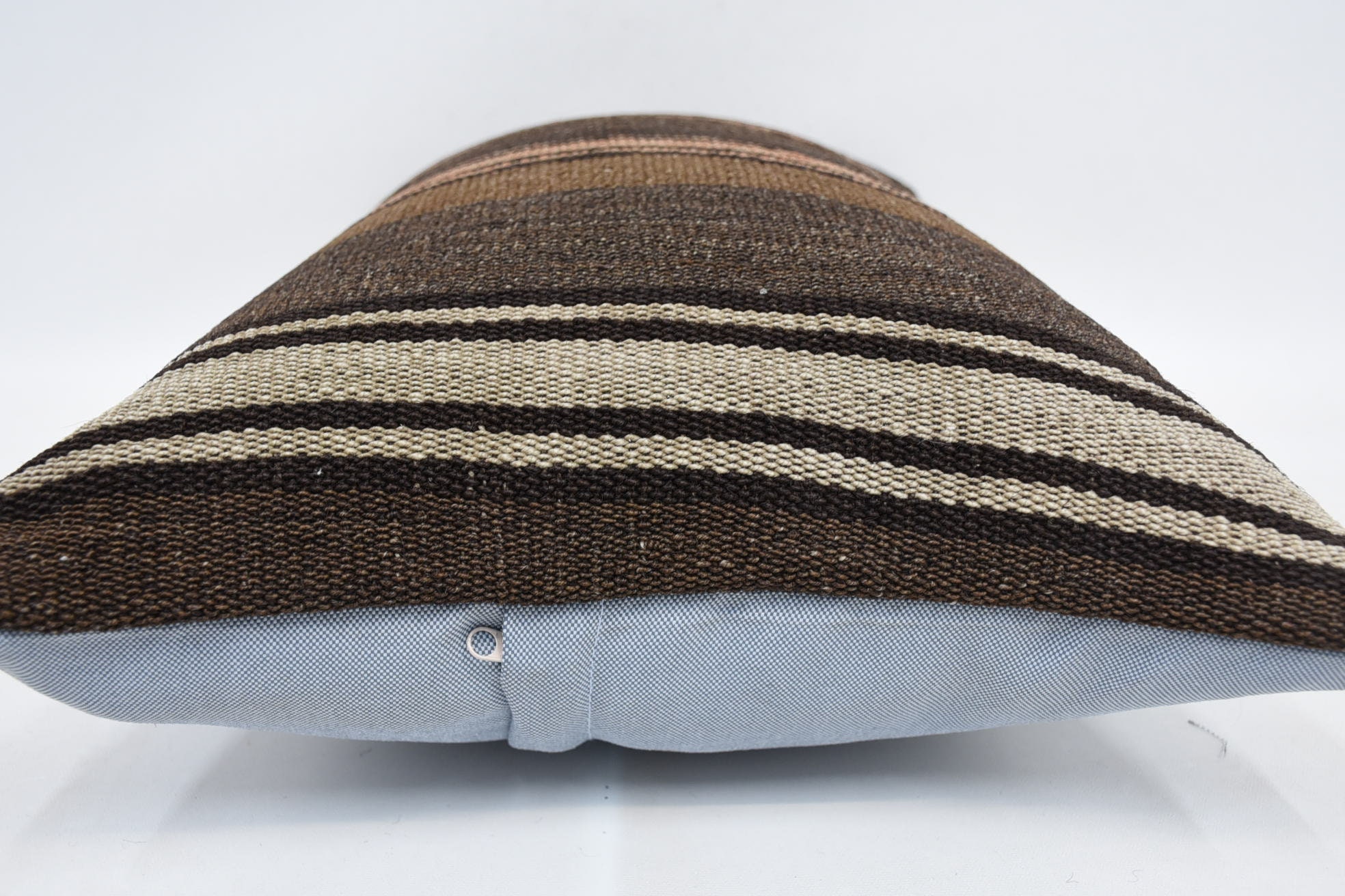 Farmhouse Pillow Sham, Decorative Pillow Case, Kilim Pillow Cover, Boho Pillow, 16"x24" Brown Pillow Cover, Home Decor Pillow