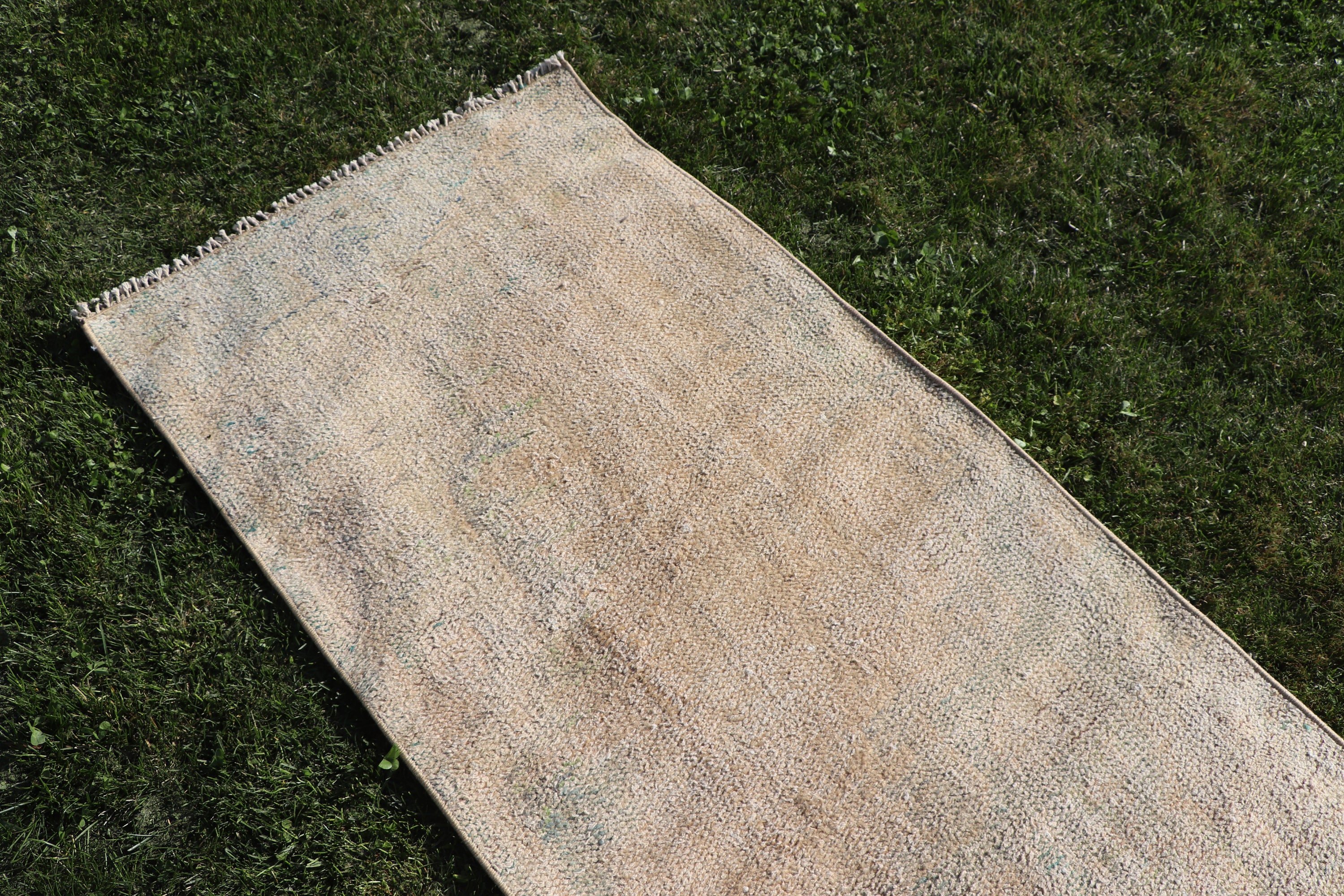 Vintage Rug, Vintage Runner Rugs, Kitchen Rugs, Handmade Rugs, 2.1x6 ft Runner Rug, Wool Rugs, Beige Floor Rugs, Antique Rugs, Turkish Rug