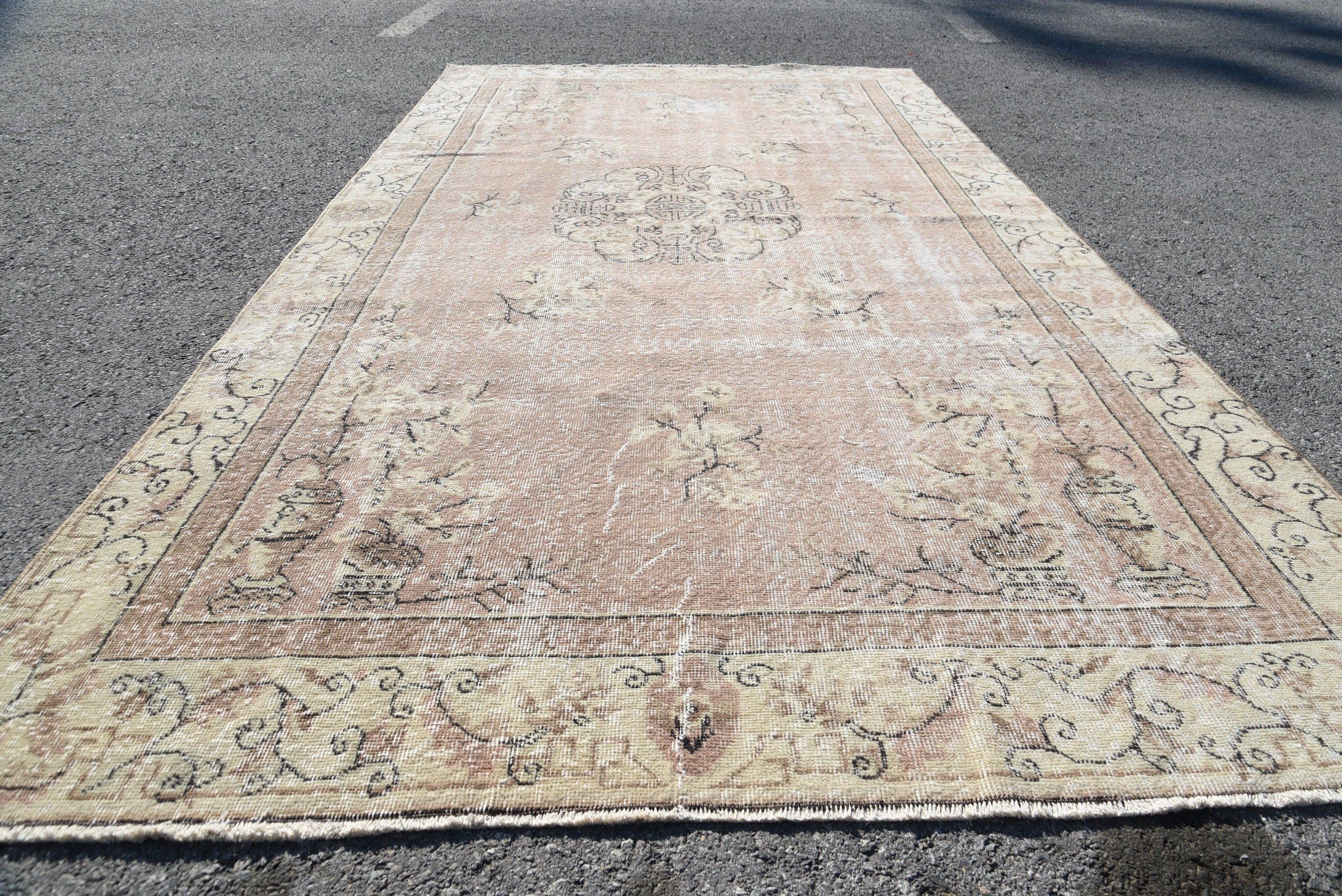 Living Room Rug, Kitchen Rugs, Turkish Rugs, Bedroom Rug, Oriental Rugs, Rugs for Living Room, 5.7x10.4 ft Large Rug, Art Rug, Vintage Rugs