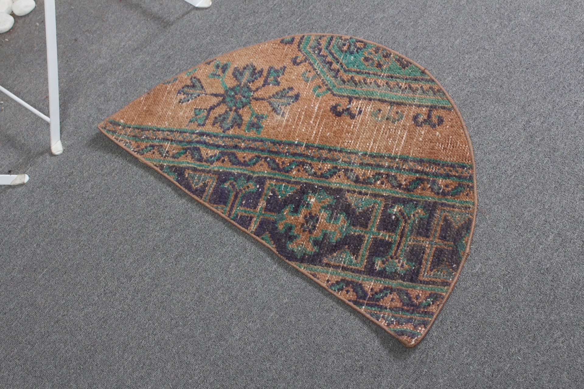 Kahverengi Mutfak Halısı, 2.5x1.5 ft Küçük Halı, Antika Halı, Çocuk Halısı, Ev Dekor Halıları, Dekoratif Halılar, Vintage Halı, Paspas Halısı, Türk Halısı