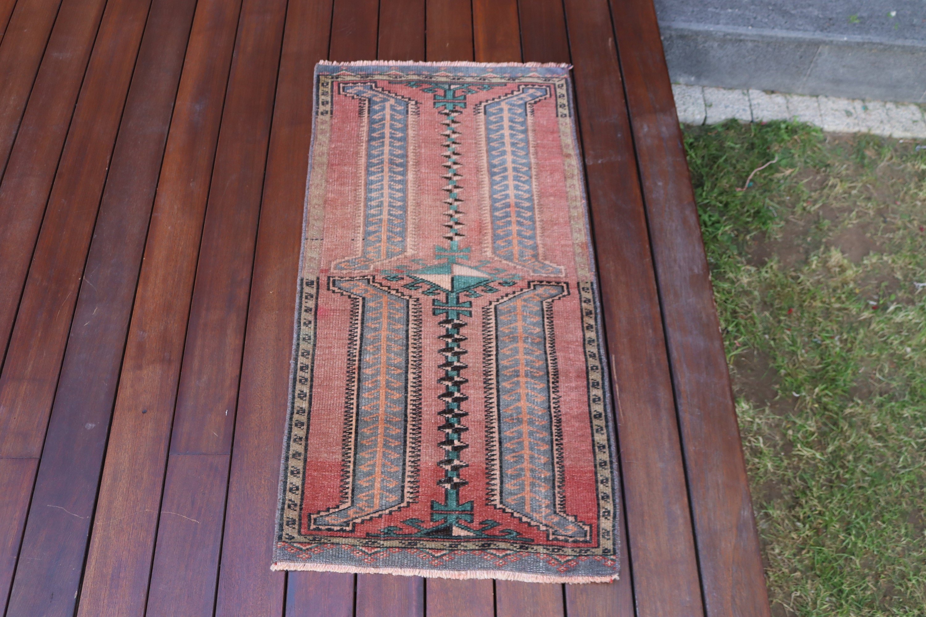 1.6x3.1 ft Small Rugs, Small Area Rug, Vintage Rugs, Rugs for Small Boho, Bedroom Rug, Statement Rug, Turkish Rug, Brown Anatolian Rugs