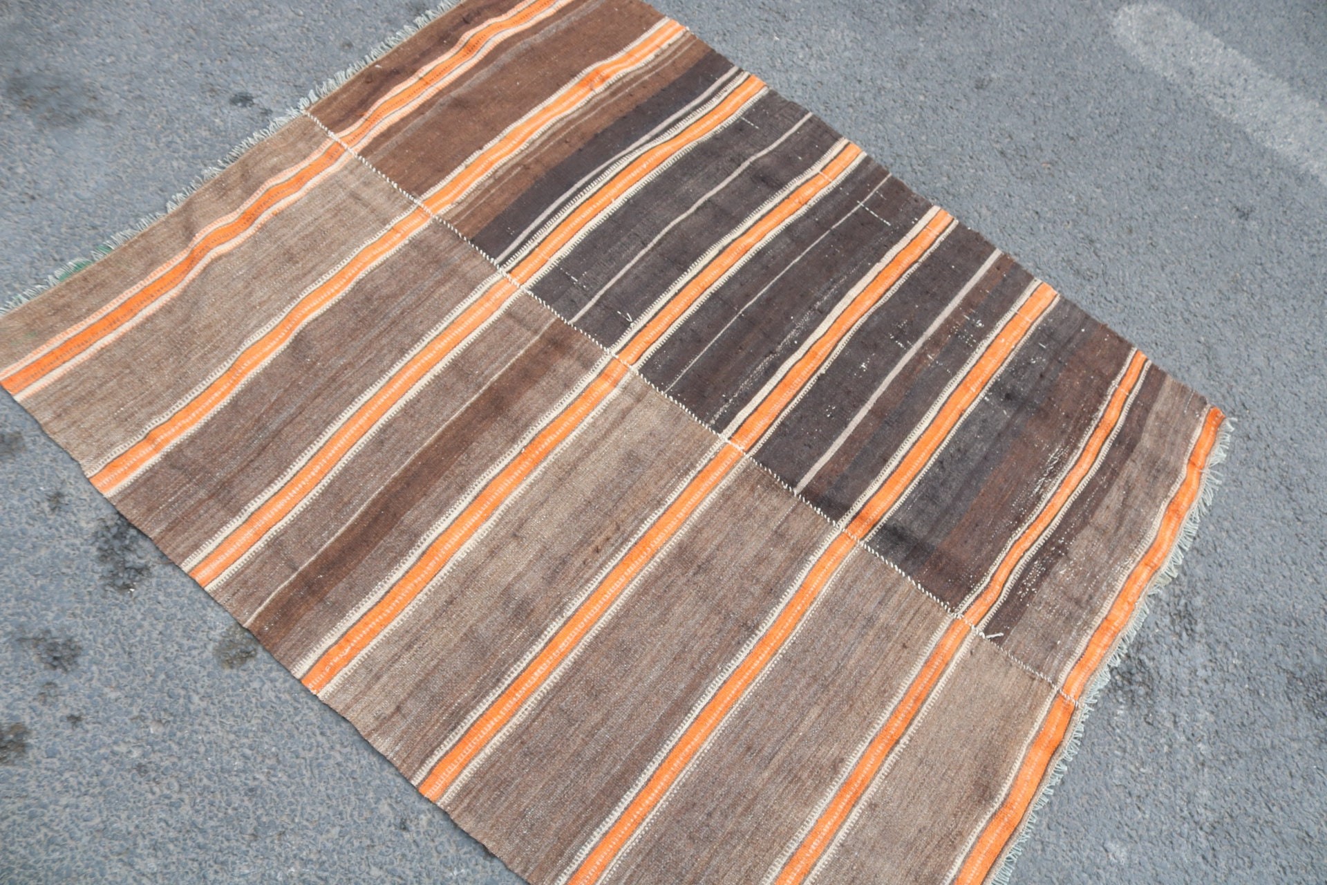 Kitchen Rug, Bedroom Rugs, Turkish Rug, Natural Rug, Rugs for Kitchen, Nursery Rug, Kilim, 3.6x4.4 ft Accent Rugs, Vintage Rugs, Dorm Rugs