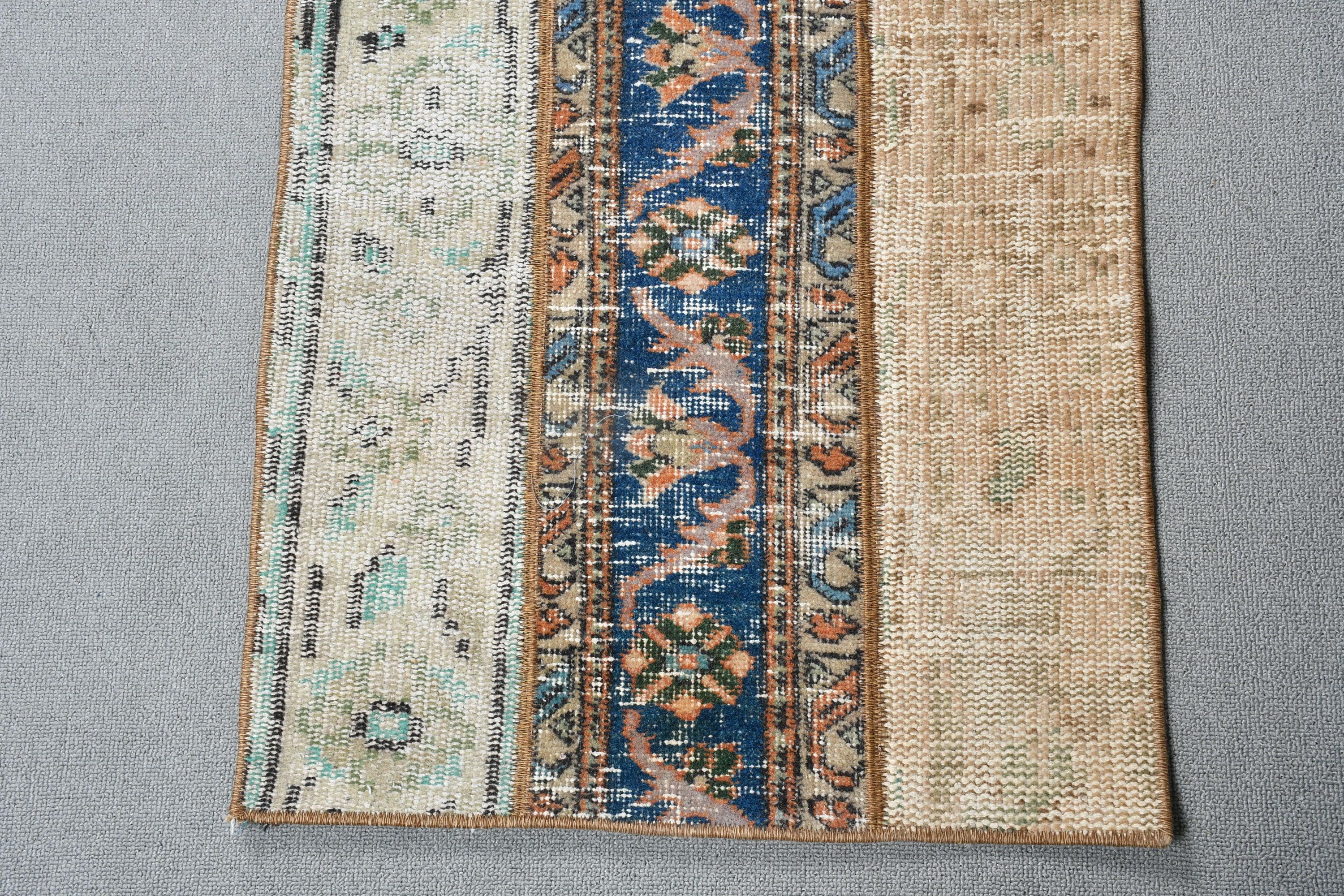 Rugs for Entry, 1.8x3.6 ft Small Rug, Authentic Rugs, Vintage Rugs, Beige Kitchen Rugs, Anatolian Rug, Bedroom Rug, Floor Rug, Turkish Rug