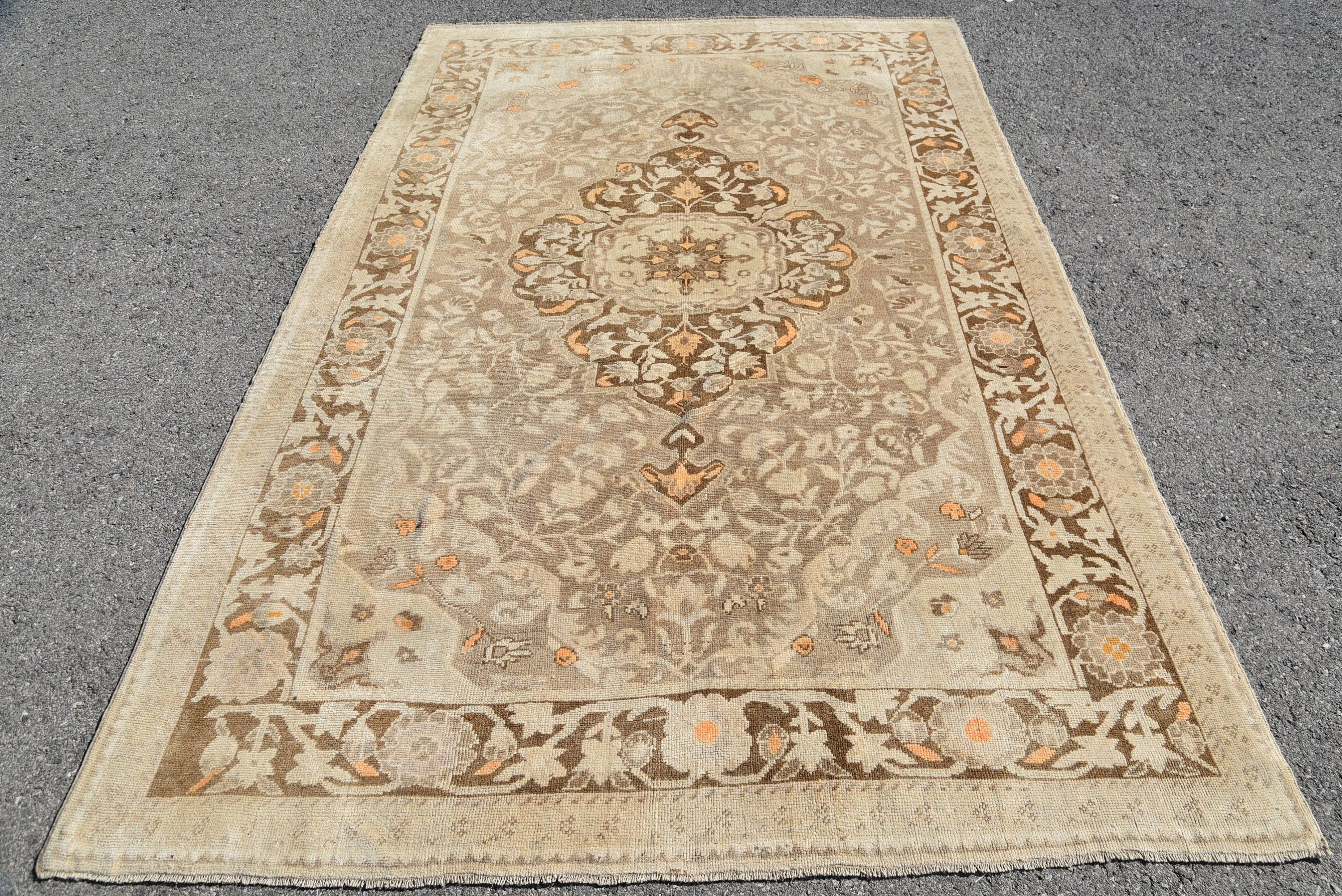 Living Room Rugs, Floor Rugs, Home Decor Rug, Dining Room Rug, 5.6x8.6 ft Large Rug, Rugs for Dining Room, Vintage Rugs, Turkish Rug