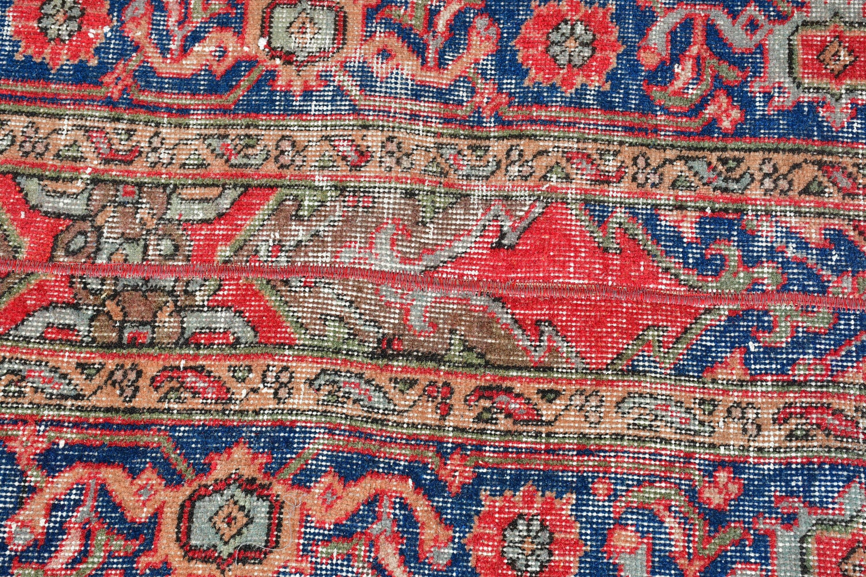 Turkish Rug, Vintage Rug, 2.1x7.3 ft Runner Rug, Oriental Rug, Kitchen Rug, Stair Rug, Vintage Decor Rug, Rugs for Stair, Red Floor Rugs