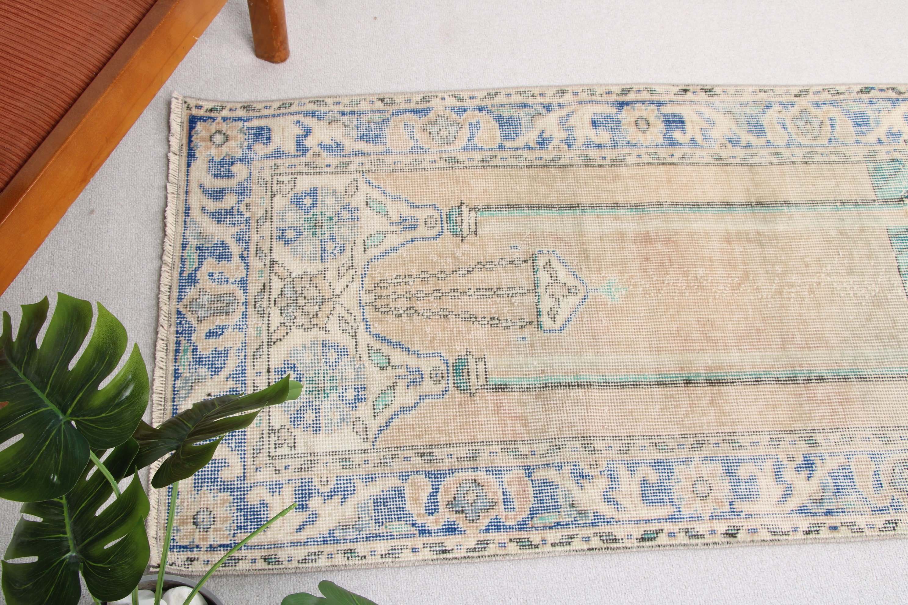 Beige Cool Rugs, Kitchen Rugs, Car Mat Rug, Oriental Rugs, Ethnic Rug, Small Boho Rug, 2.3x4 ft Small Rugs, Turkish Rug, Vintage Rugs