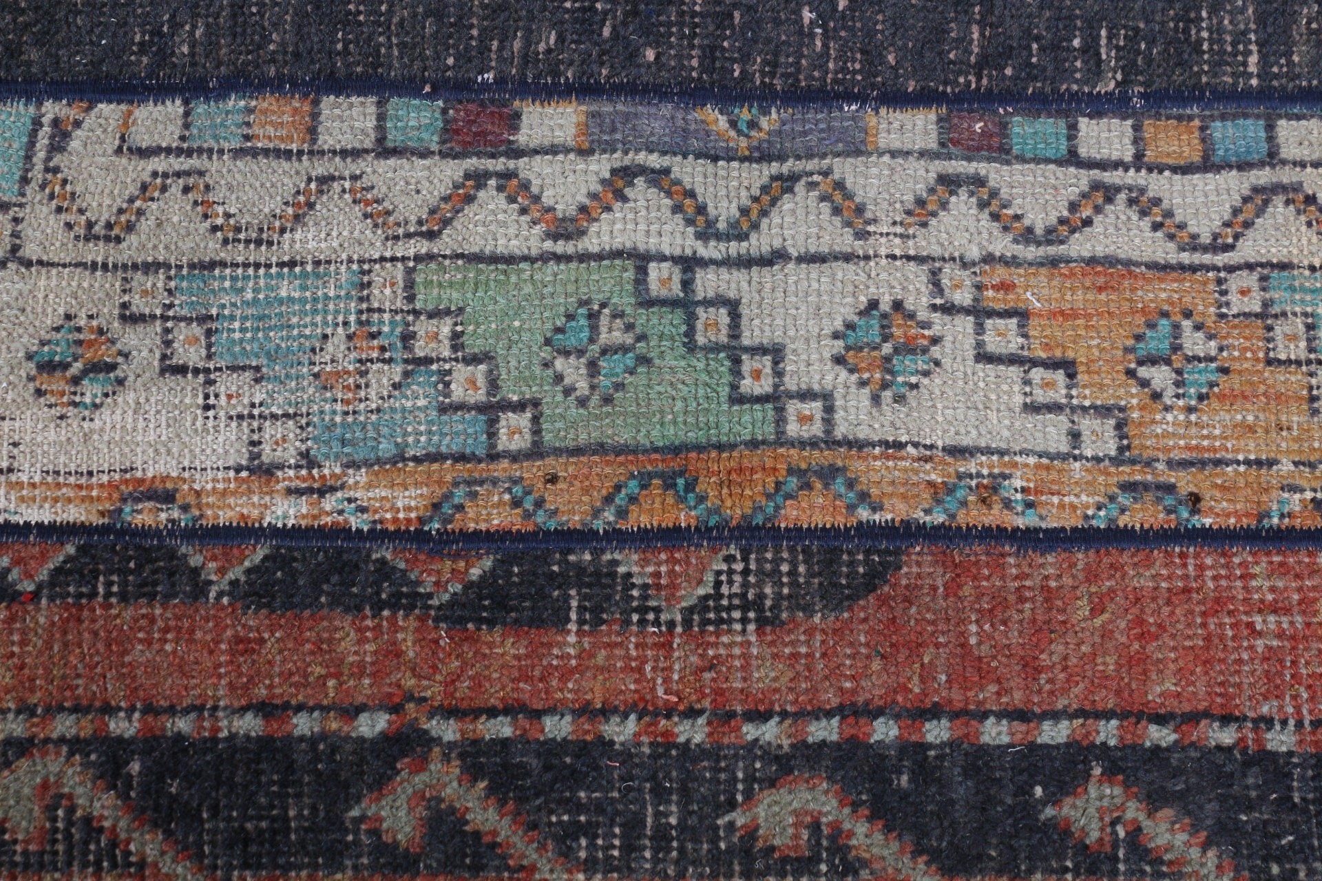 Black Anatolian Rug, 1.6x2.3 ft Small Rugs, Turkish Rug, Wall Hanging Rug, Aztec Rugs, Vintage Rugs, Bath Rug, Kitchen Rug, Antique Rugs
