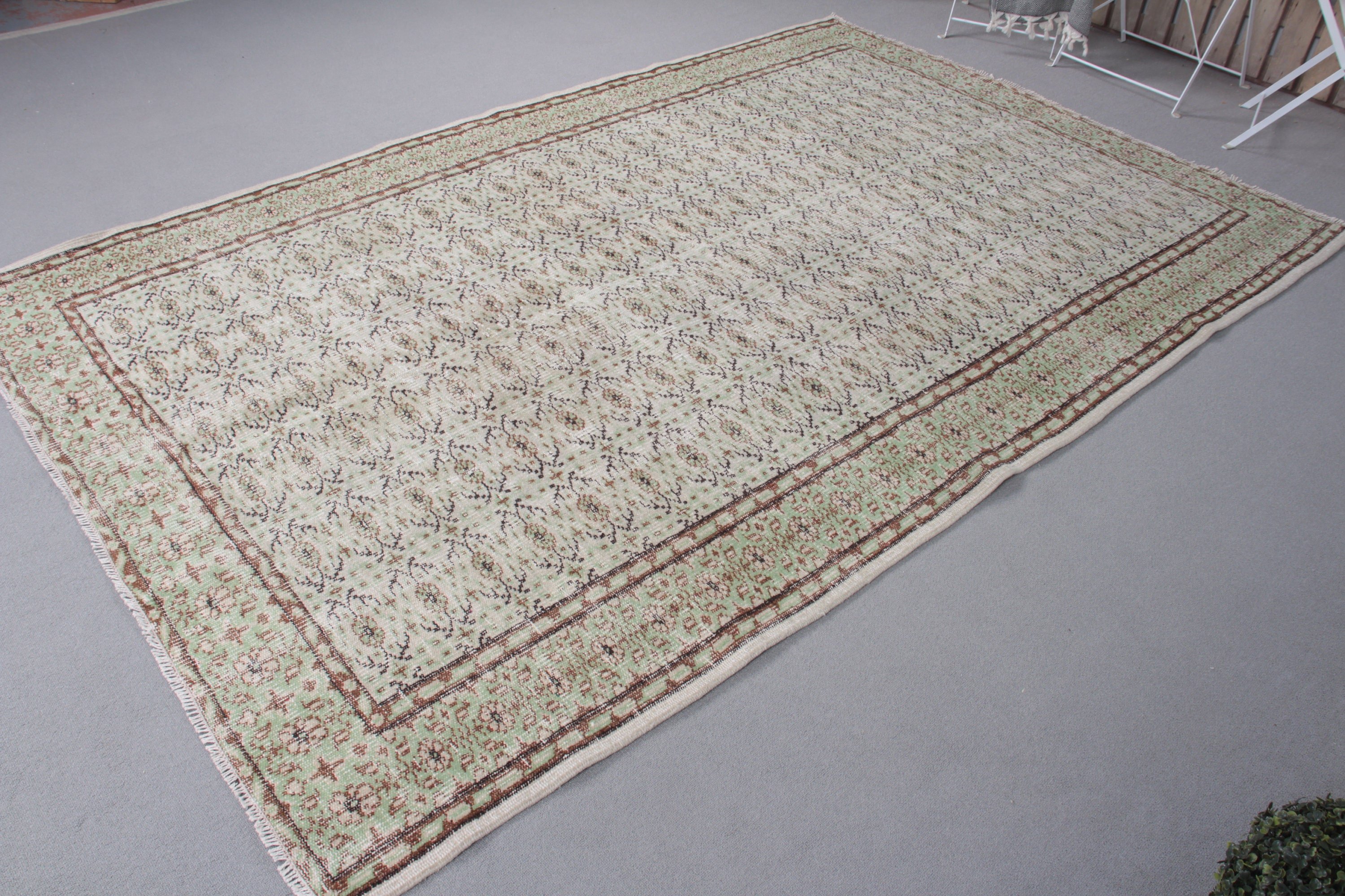 Flatweave Rugs, Anatolian Rug, Vintage Rugs, Dining Room Rugs, Beige Cool Rugs, Bedroom Rug, Antique Rug, Turkish Rug, 5.7x9 ft Large Rug