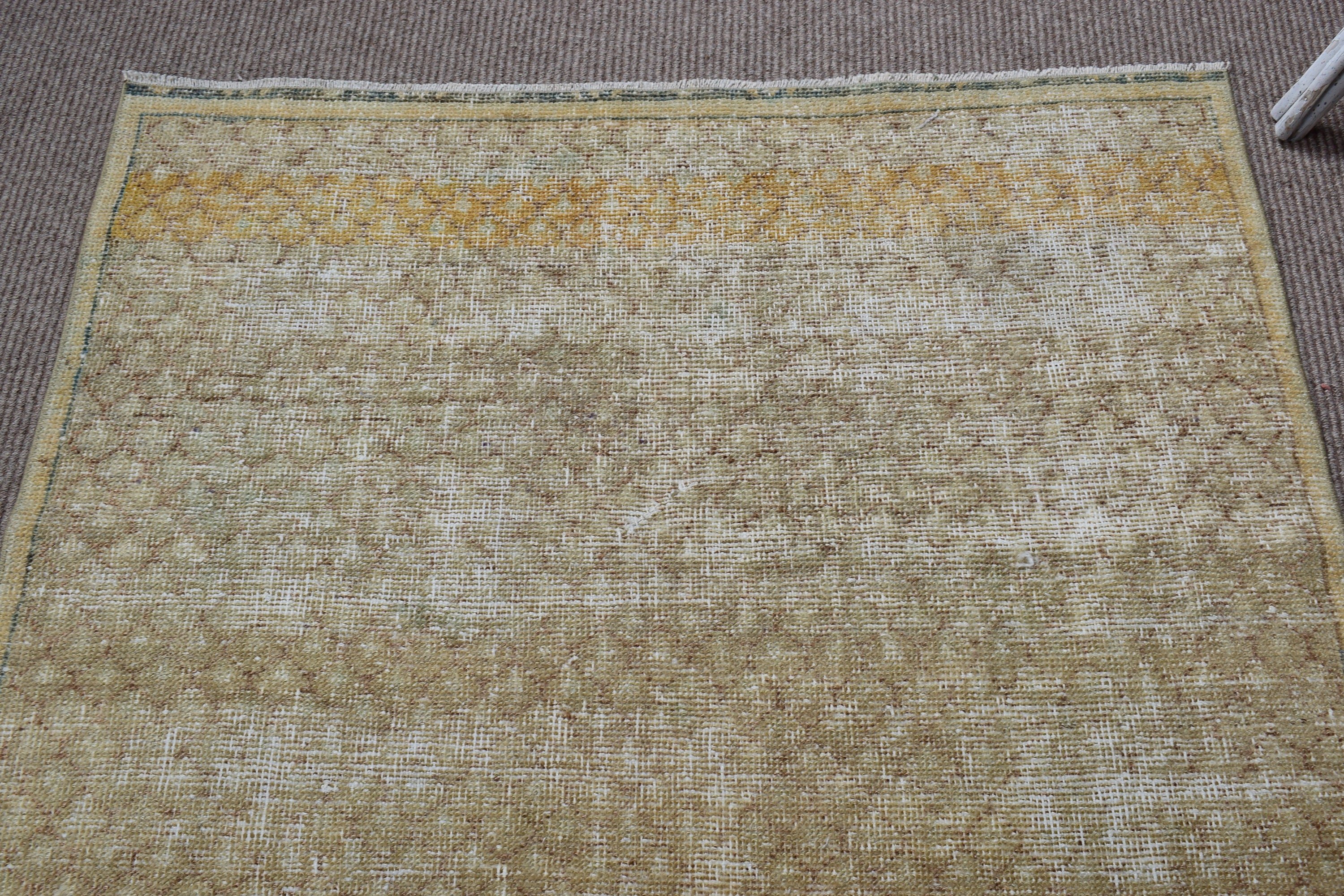 Turkey Rug, Bedroom Rugs, Brown Handwoven Rugs, Vintage Rugs, Kitchen Rugs, 3.5x6.7 ft Accent Rug, Boho Rug, Turkish Rug