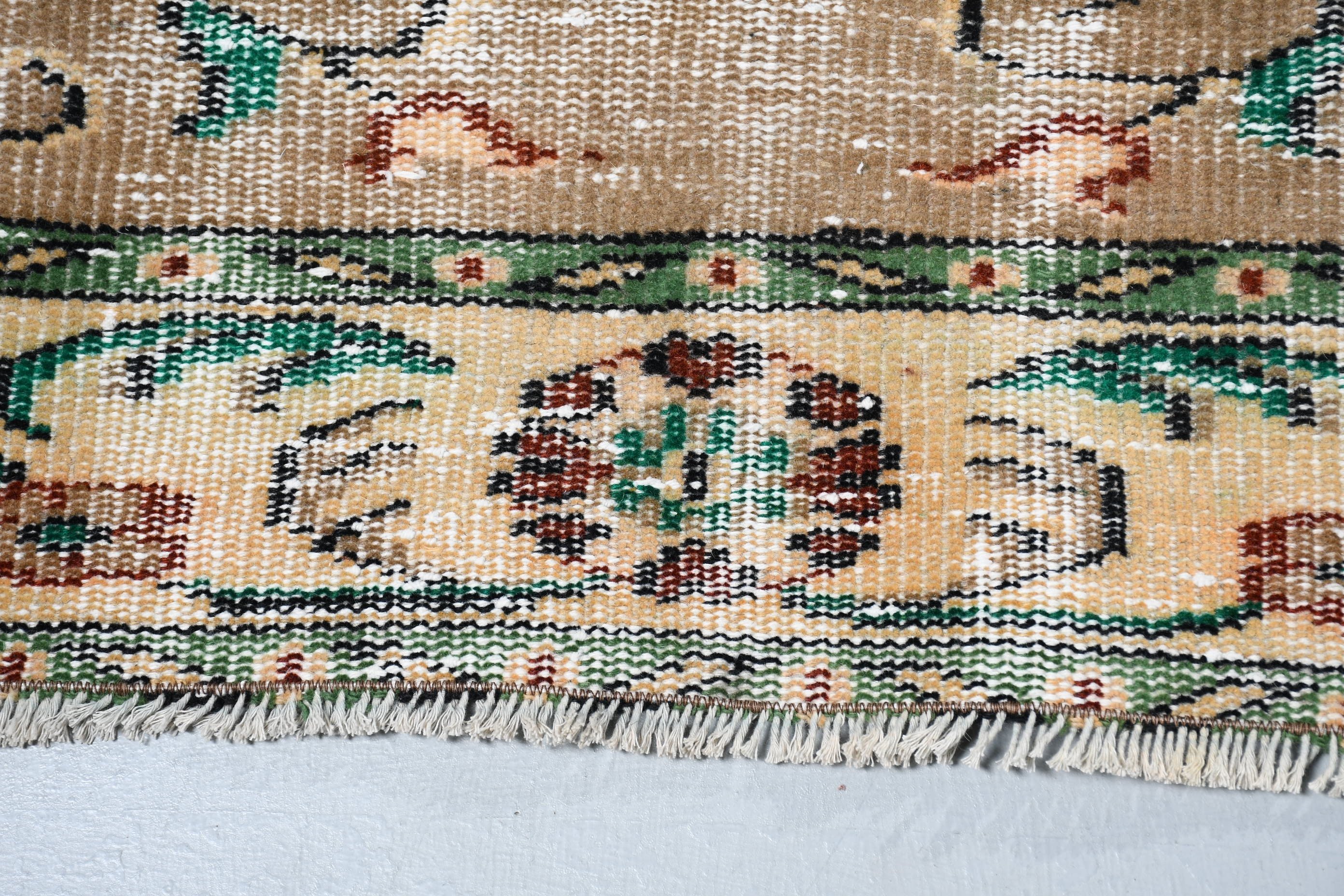 Anatolian Rugs, Handwoven Rug, Oushak Rug, Brown Cool Rug, Vintage Rug, Dining Room Rugs, Salon Rug, 6.2x9 ft Large Rugs, Turkish Rugs