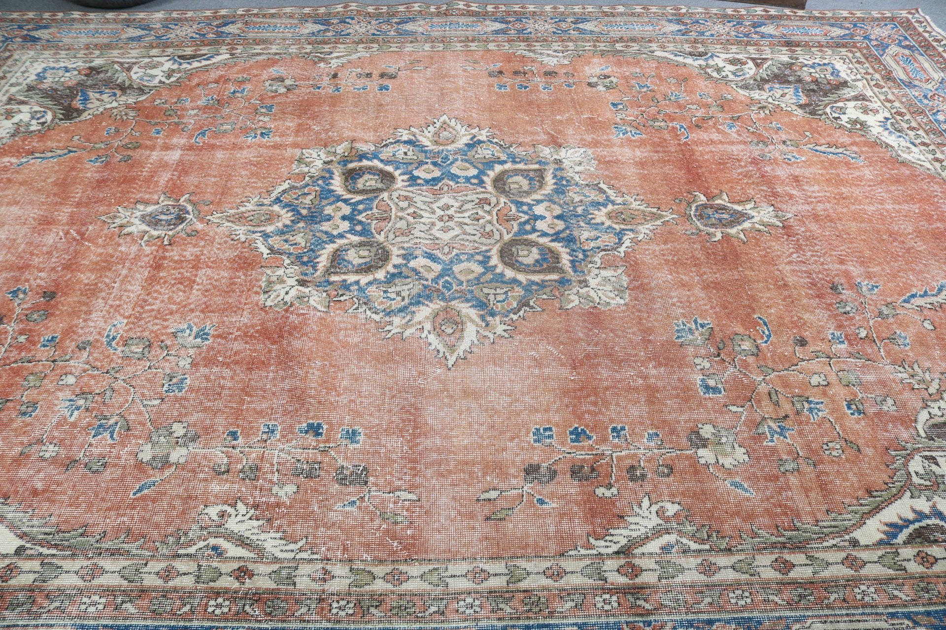 Salon Halıları, Lüks Halılar, Vintage Halı, Kırmızı Ev Dekor Halıları, Türk Halısı, 9.1x13.2 ft Büyük Boy Halı, Yemek Odası Halısı, Modern Halı, Yatak Odası Halısı