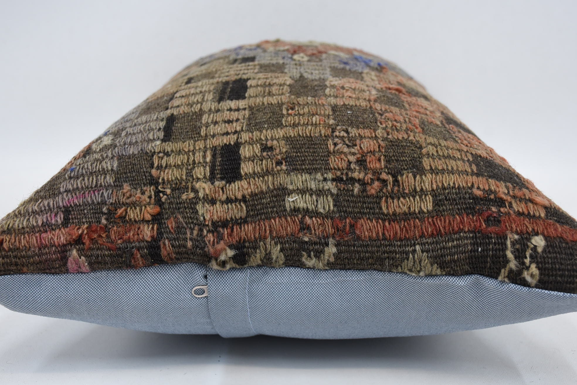 16"x24" Blue Pillow Cover, Turkish Kilim Pillow, Throw Kilim Pillow, Vintage Throw Pillow Cover, Antique Pillows