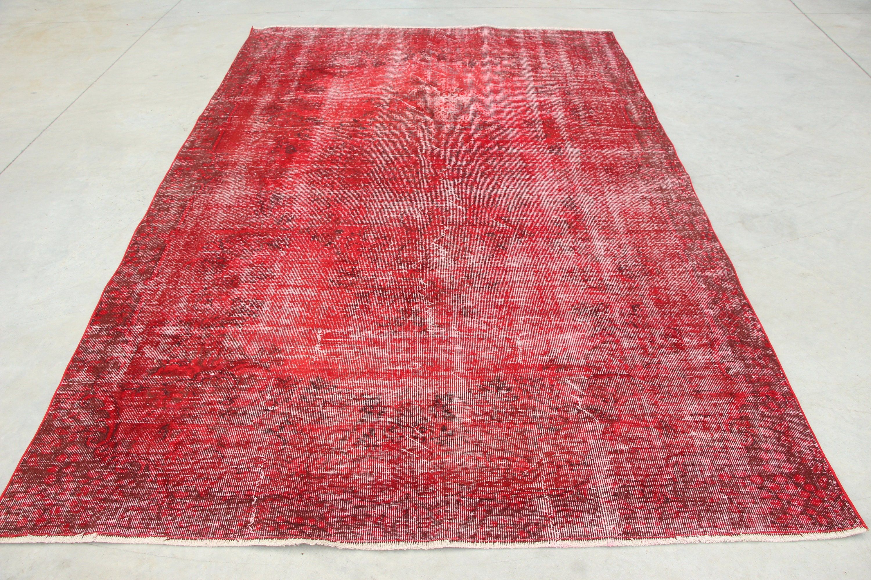 6.1x9.4 ft Large Rug, Cool Rug, Living Room Rug, Vintage Rug, Moroccan Rugs, Red Home Decor Rug, Vintage Decor Rug, Salon Rug, Turkish Rugs