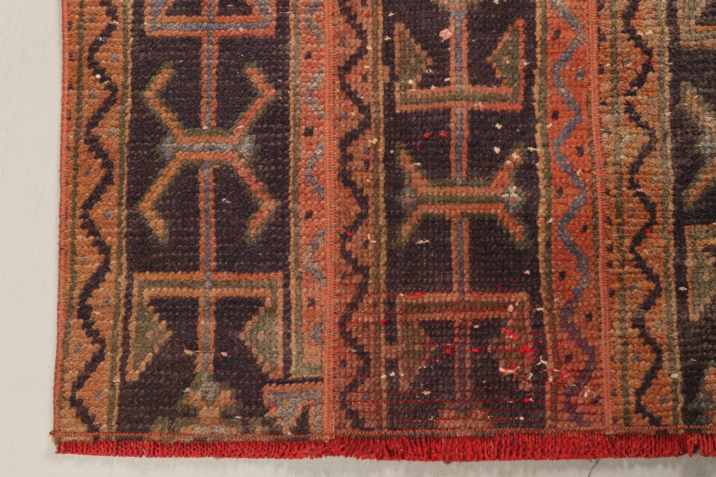 Antika Halı, Çocuk Odası Halıları, 2.8x4 ft Küçük Halı, Kırmızı Yer Halısı, Yün Halı, Vintage Halı, Araba Paspas Halısı, Türk Halısı, Duvar Asılı Halılar