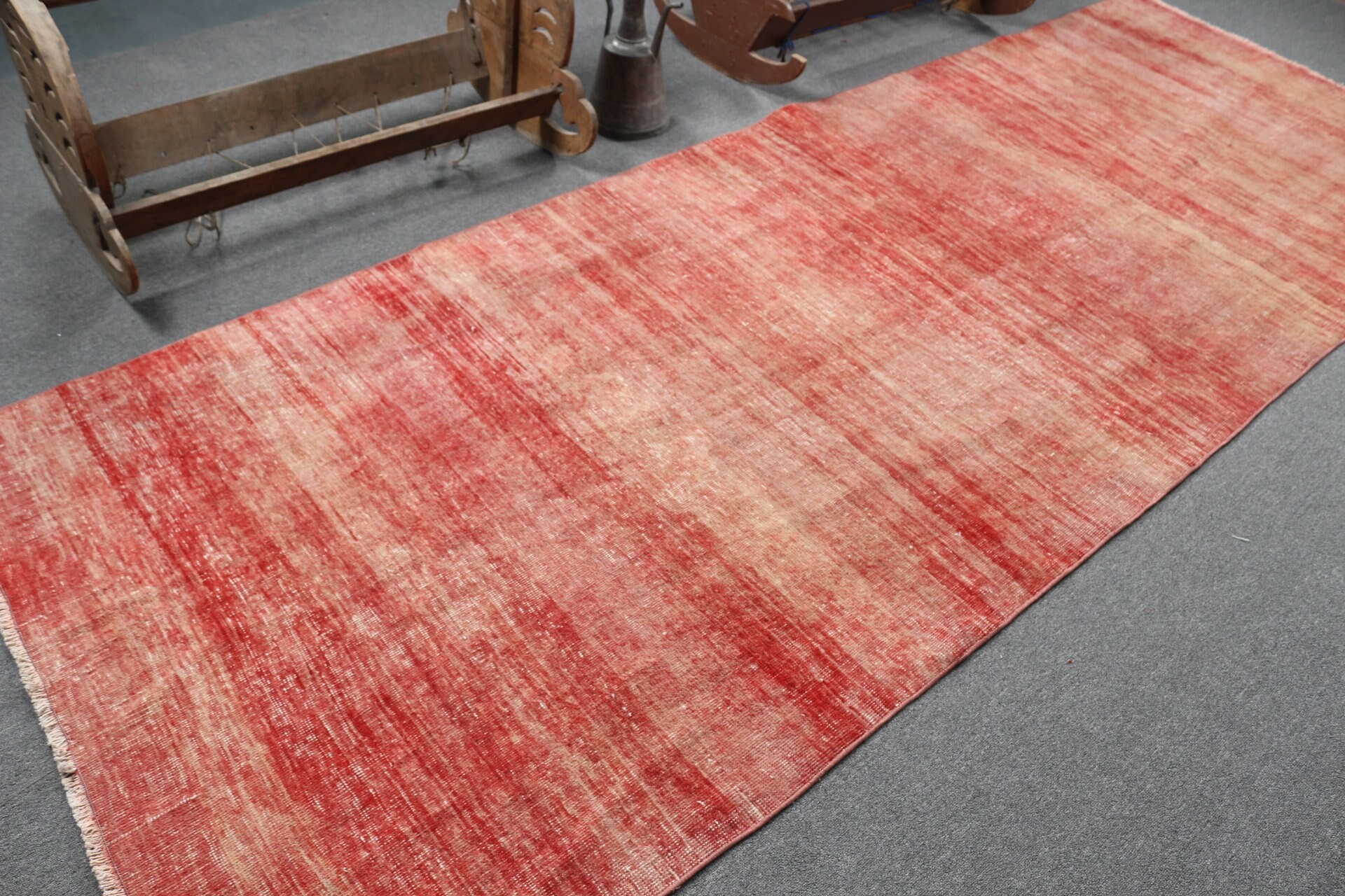 Stair Rug, Dorm Rug, Rugs for Runner, Vintage Rug, Red Cool Rug, Anatolian Rugs, Turkish Rug, 4.2x11.6 ft Runner Rugs, Home Decor Rug