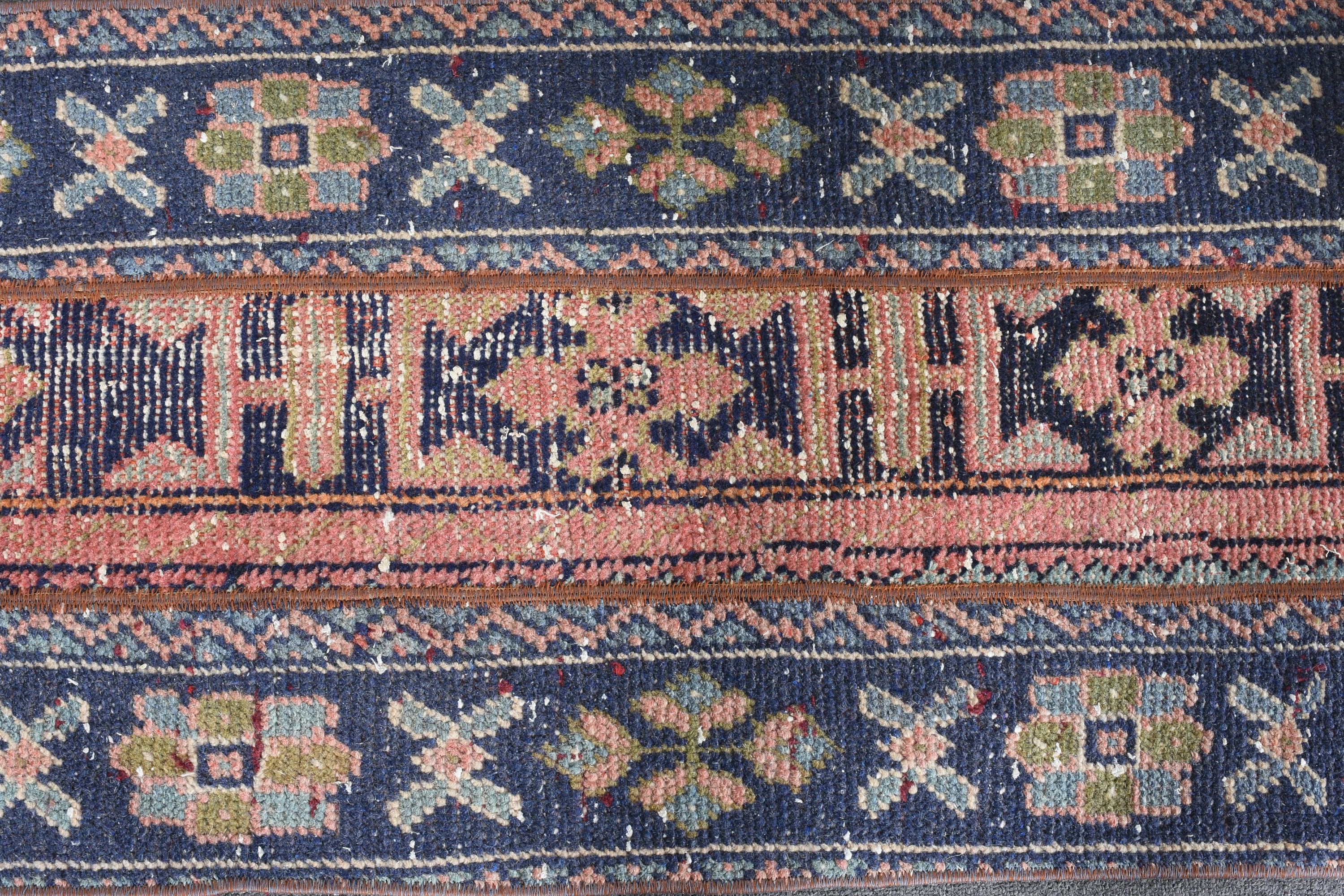 Turkey Rugs, Vintage Rug, Nursery Rug, 1.7x3.7 ft Small Rug, Brown Moroccan Rugs, Oushak Rug, Wall Hanging Rug, Oriental Rugs, Turkish Rugs