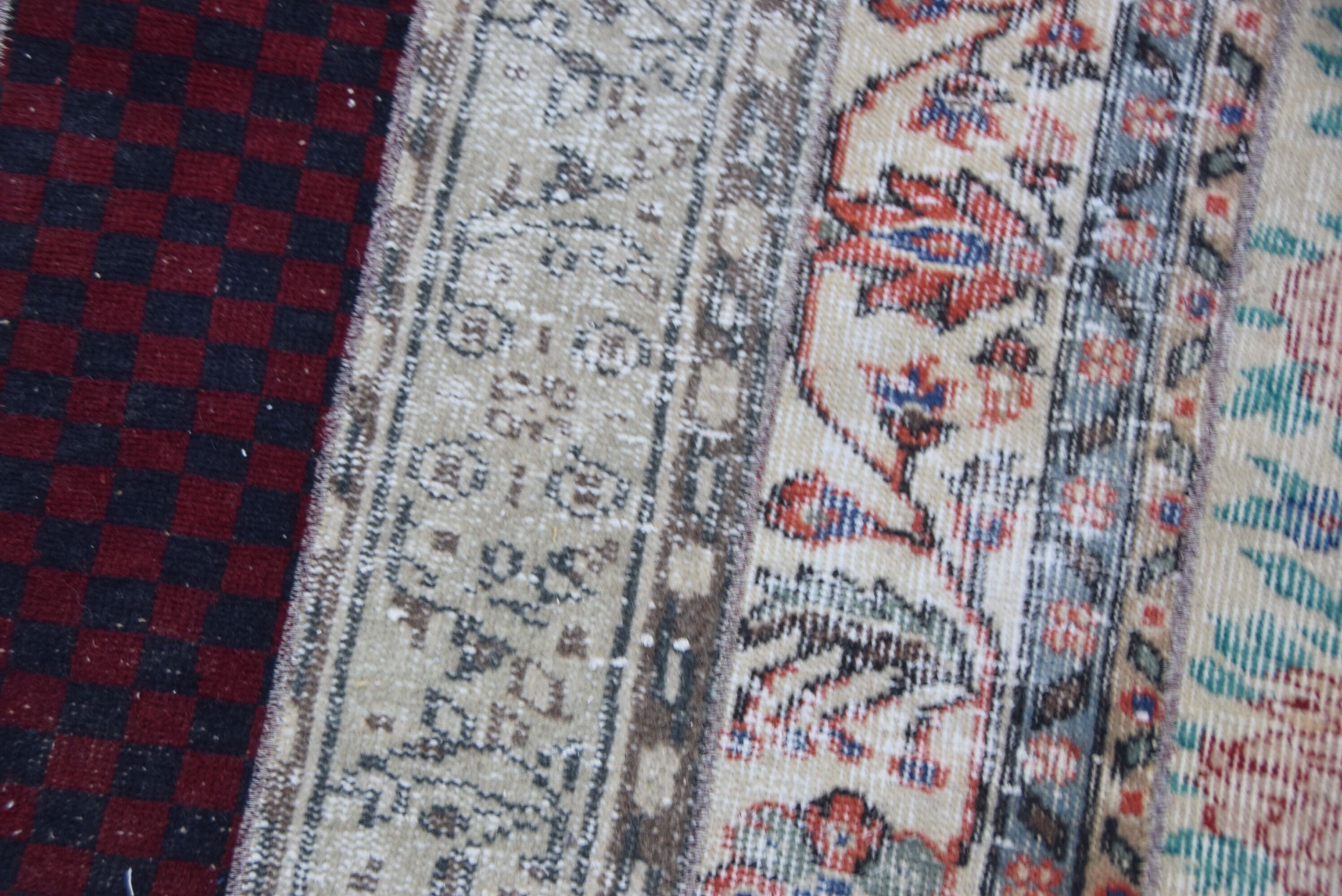 Kapı Paspası Halısı, 3.1x3.1 ft Küçük Halı, Araba Paspası Halıları, Vintage Halı, Türk Halısı, Bej Yatak Odası Halısı, Çocuk Odası Halısı, Yatak Odası Halıları, Mutfak Halısı