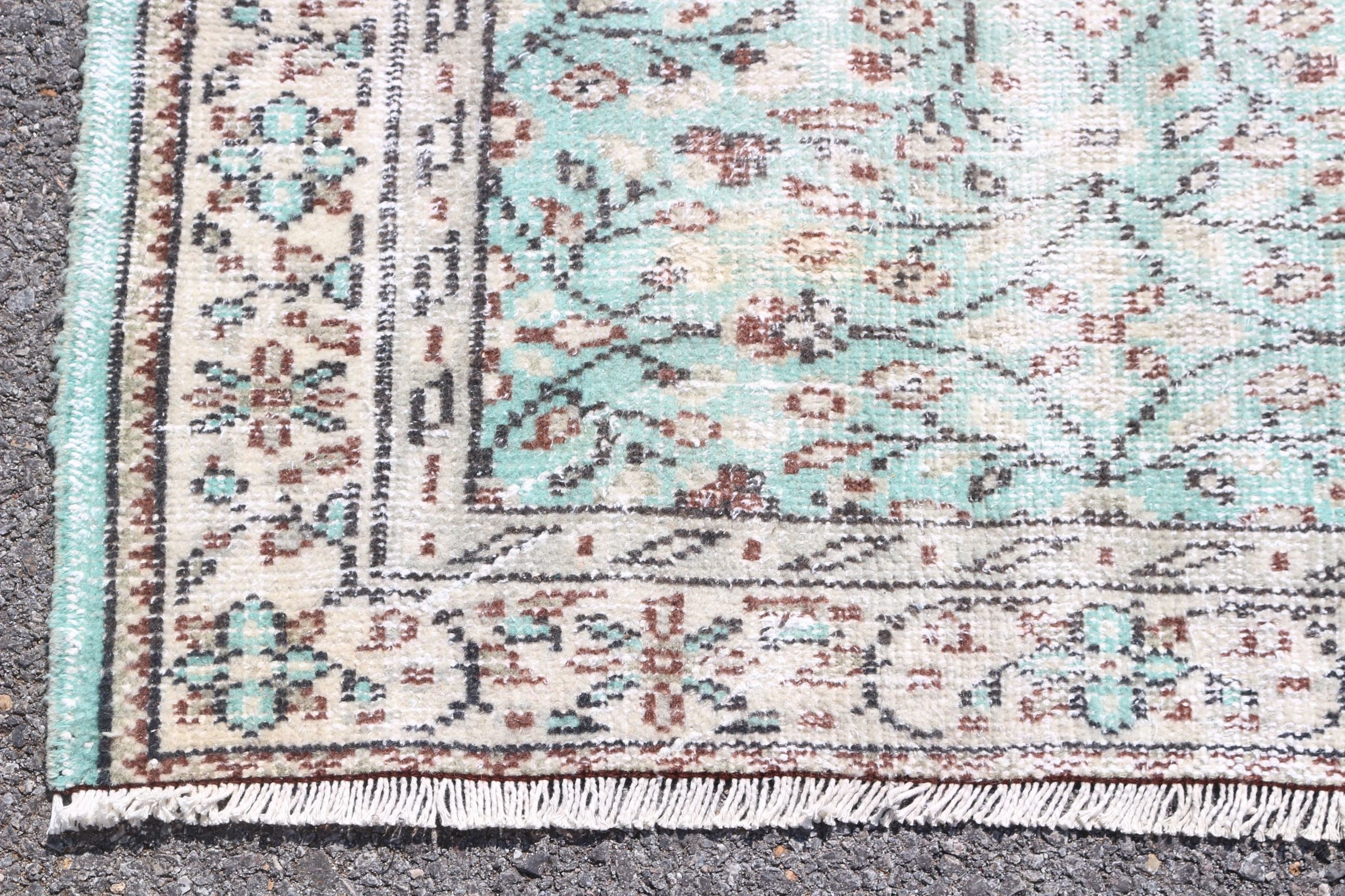 Entry Rug, Turkish Rugs, Nursery Rug, Beige Home Decor Rugs, Kitchen Rug, Bohemian Rug, Vintage Rug, Antique Rugs, 3.1x6.6 ft Accent Rugs