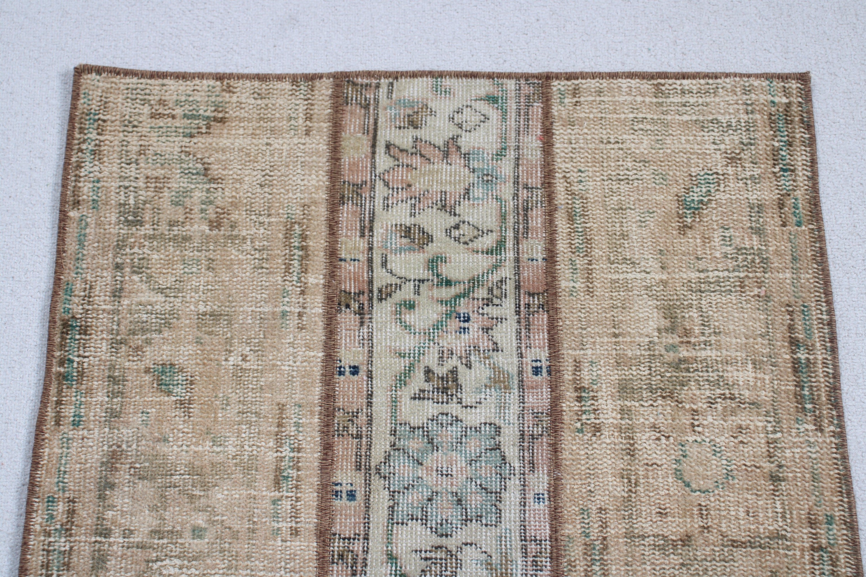 Yatak Odası Halıları, Mutfak Halıları, Vintage Halılar, El Dokuma Halılar, Türk Halısı, Küçük Boho Halı, Bej 2.3x3.5 ft Küçük Halı